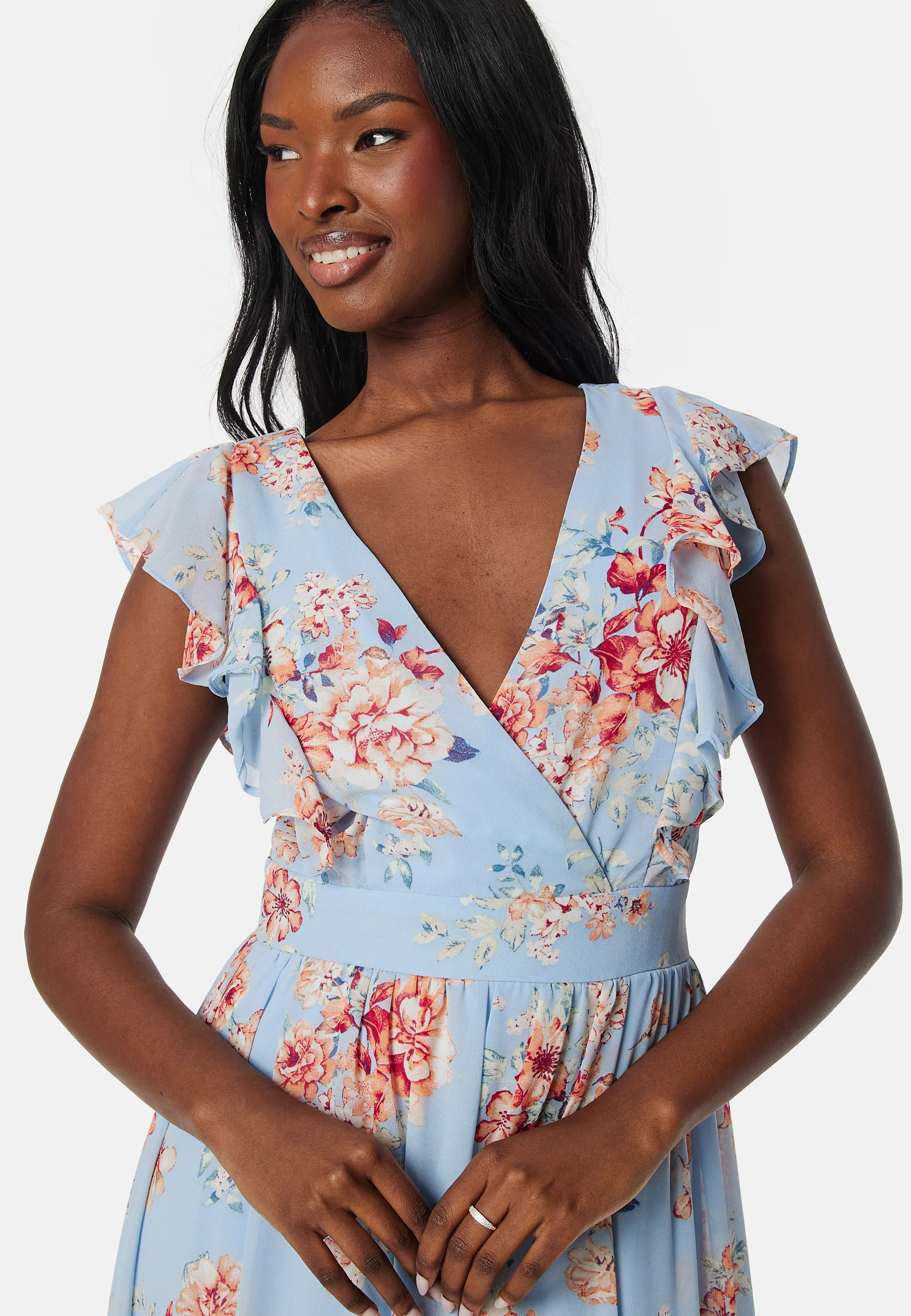 Vikarin V-Neck ankle dress - Image 3