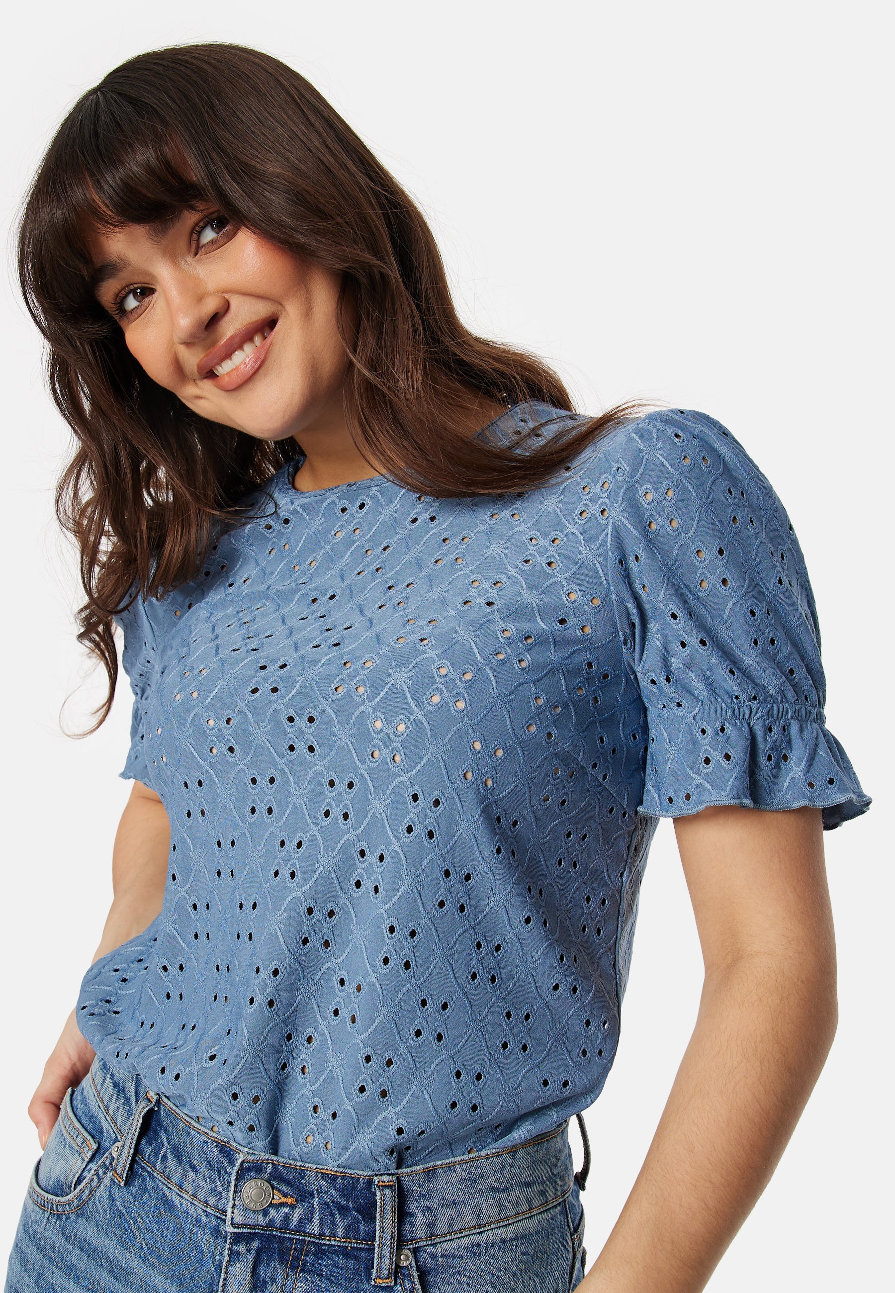 Vikawa S/S Flounce Top