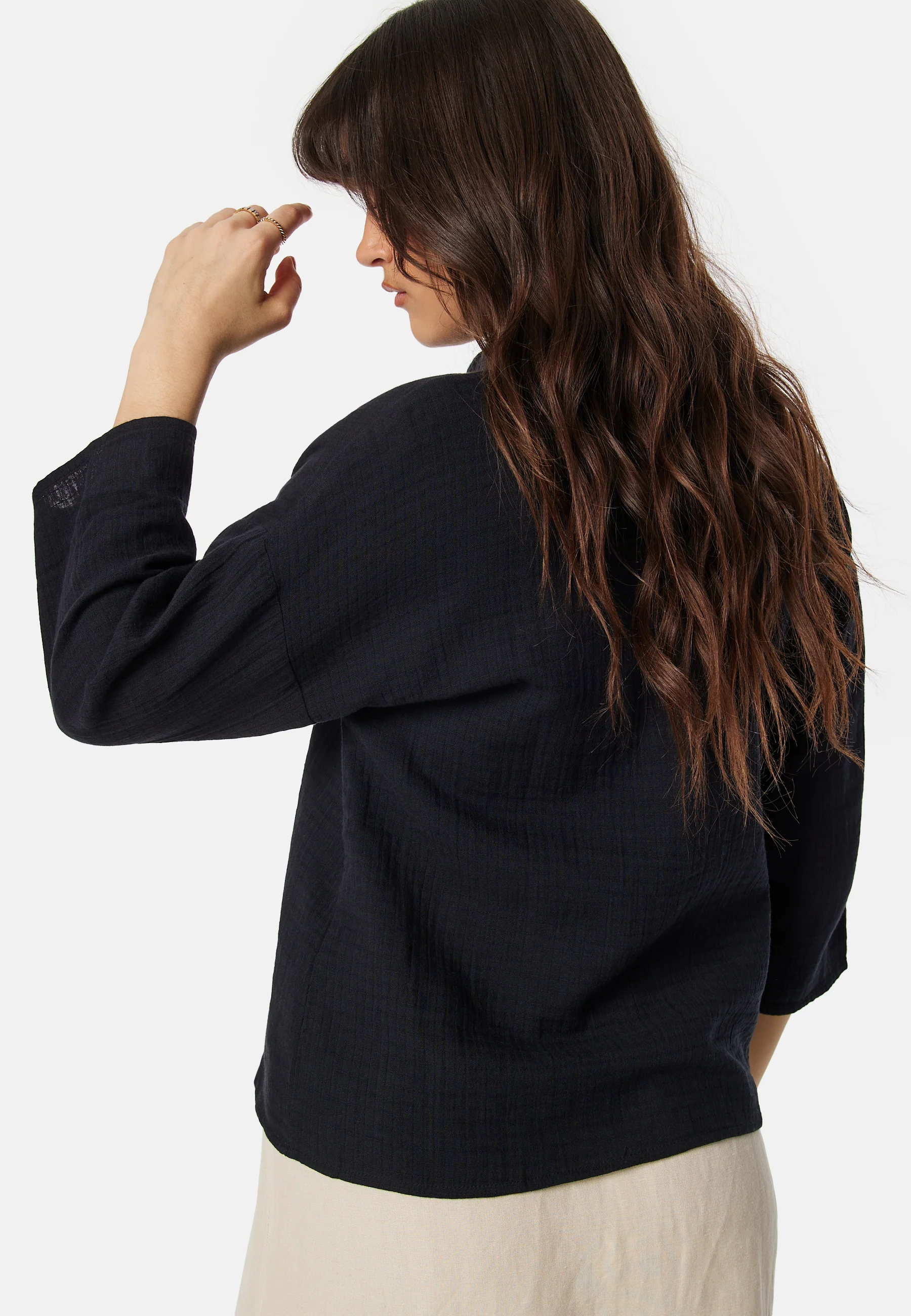 Vilania button 3/4 shirt - Image 3