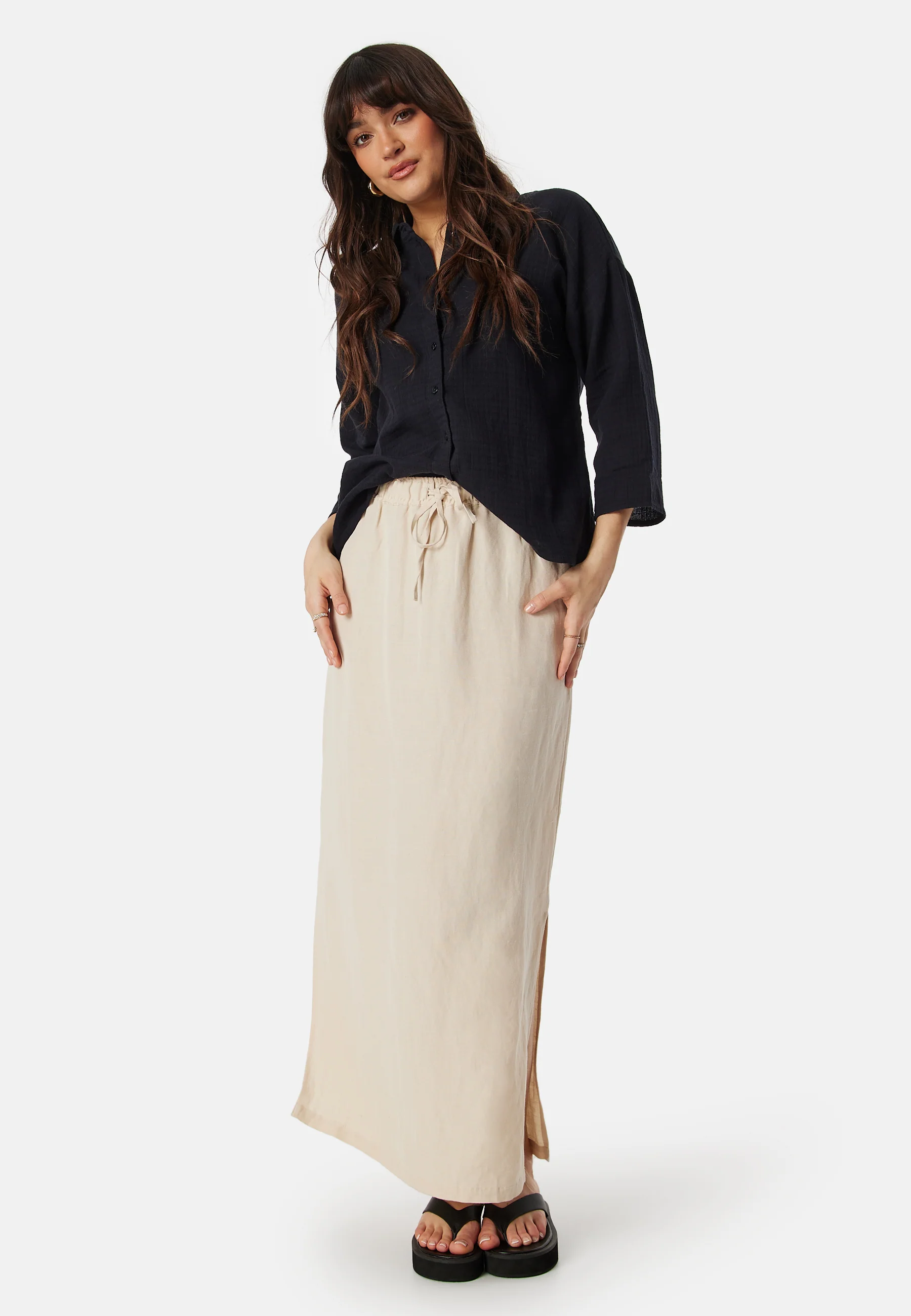 Vilania button 3/4 shirt - Image 4