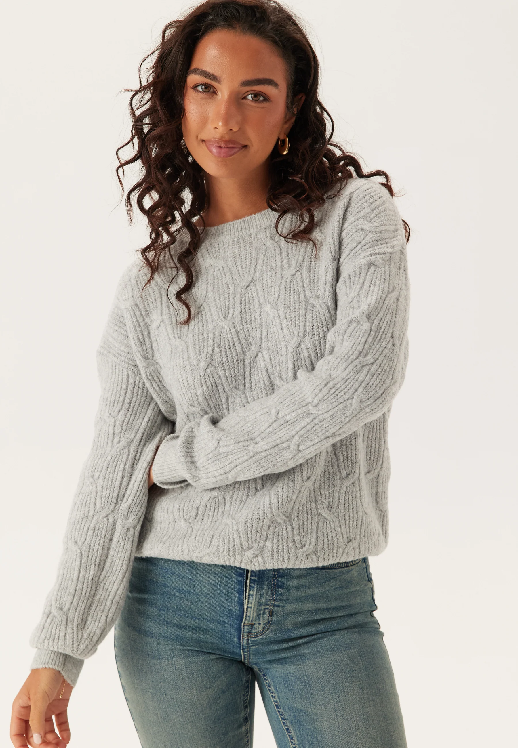 Vilassia O-neck L/S CABEL KNIT - Image 2