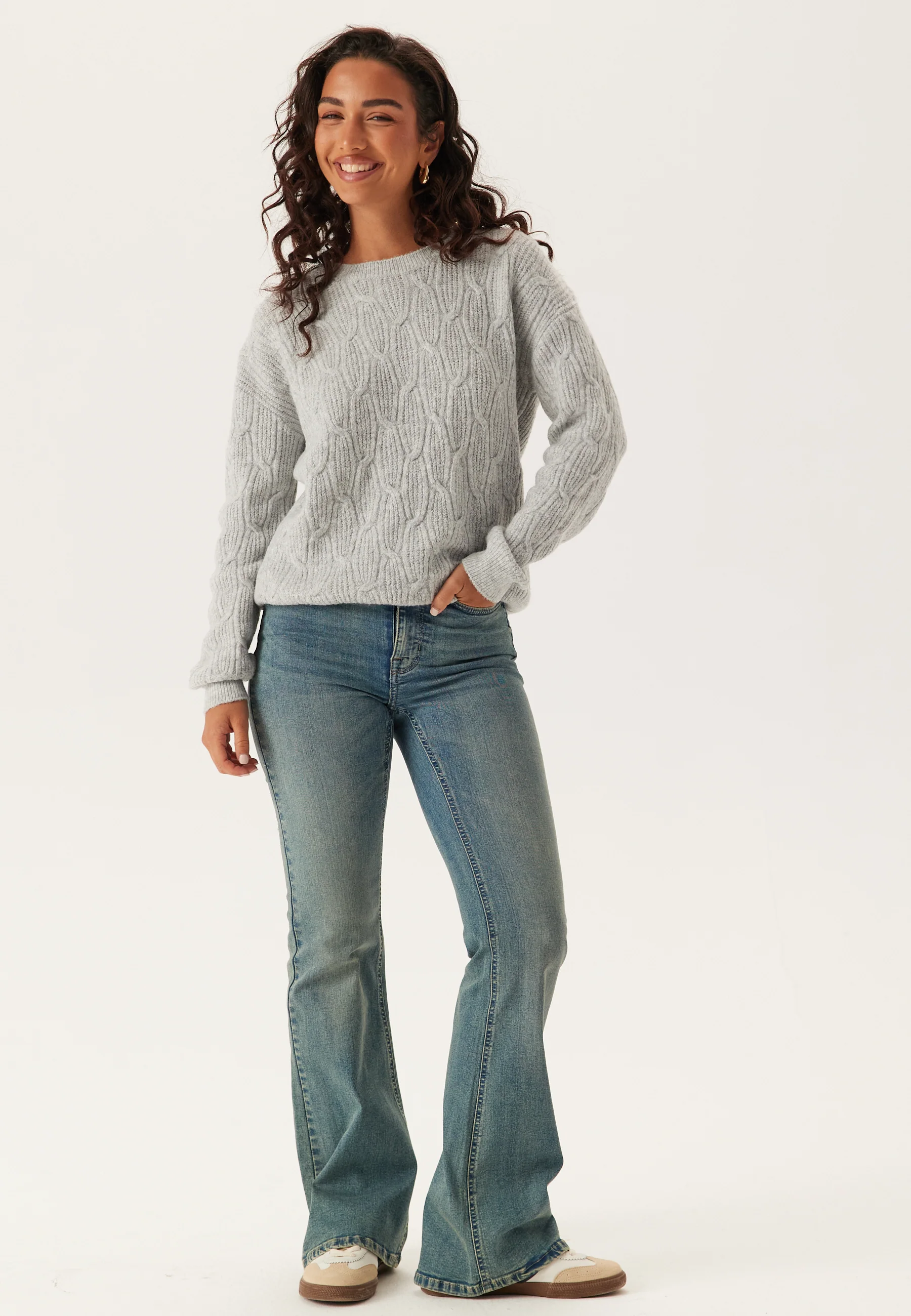Vilassia O-neck L/S CABEL KNIT - Image 4