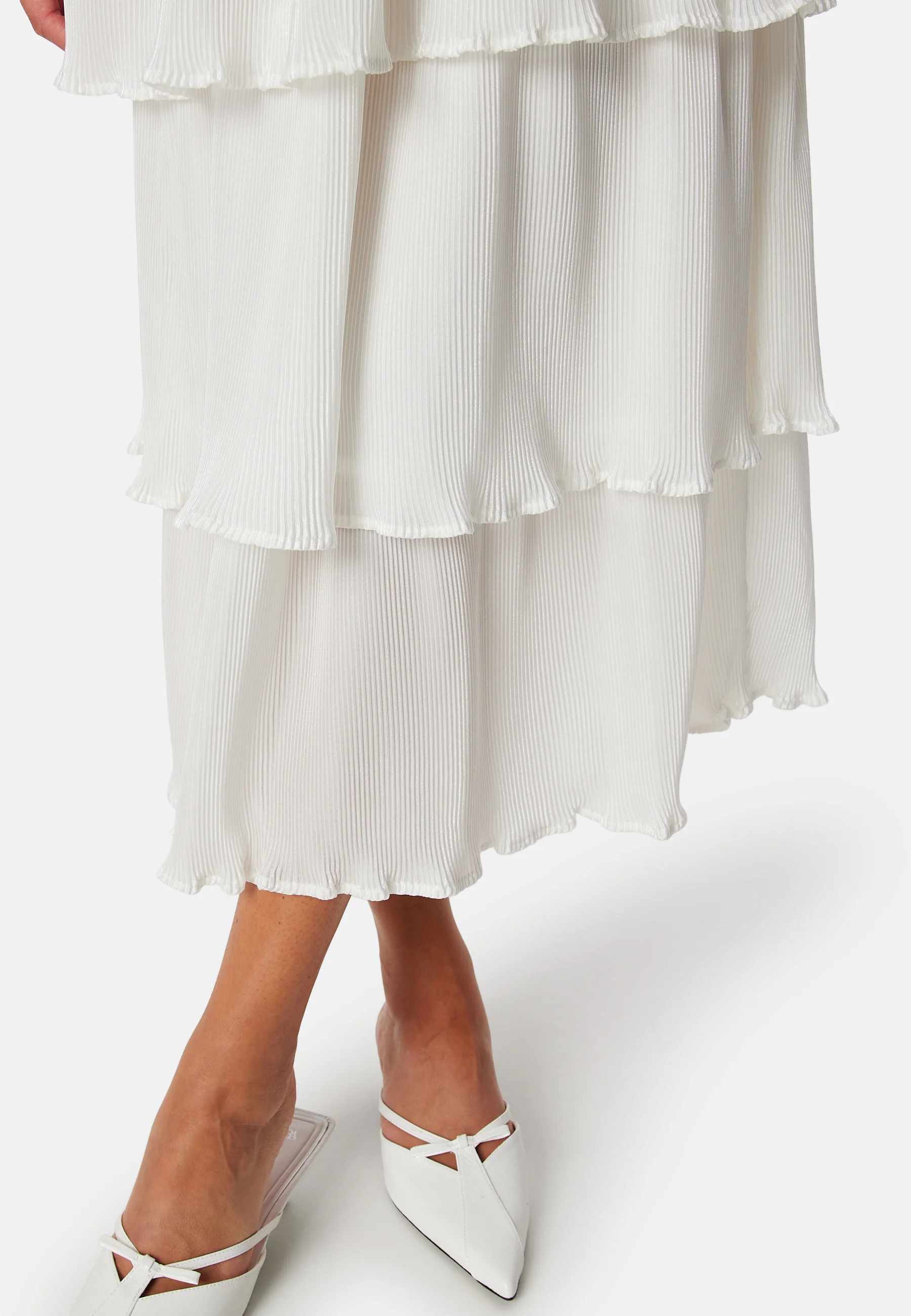 Vilillian V-Neck plisse ankle dress - Image 3