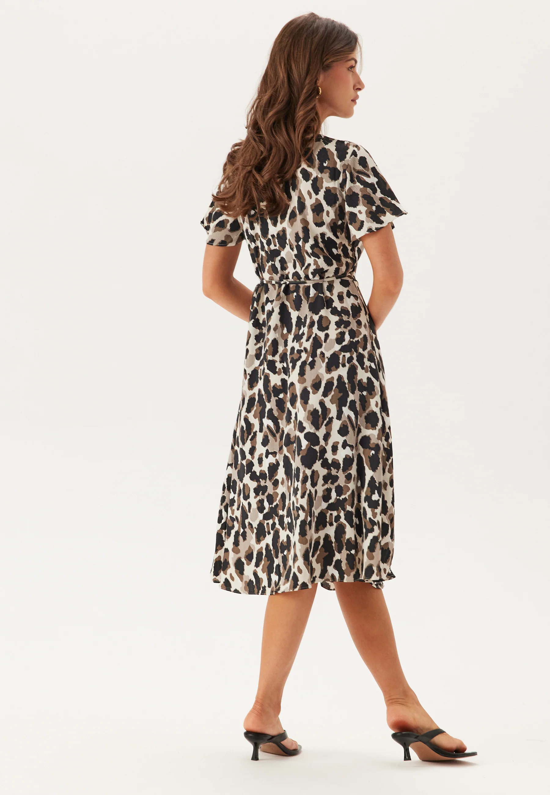 Vilovie S/S Wrap Midi Dress - Image 2