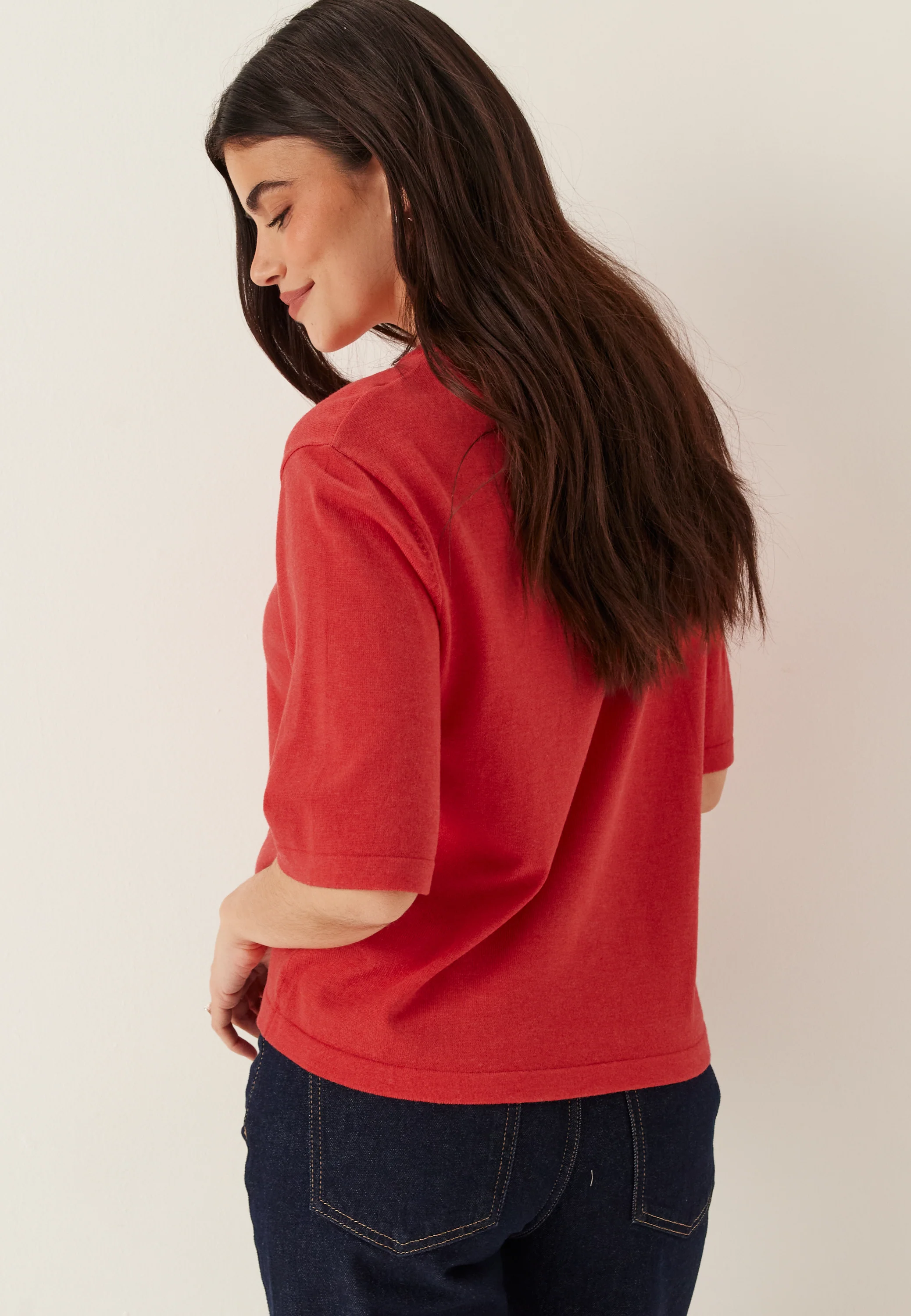 Vimalu O-neck 2/4 KNIT TOP - Image 2
