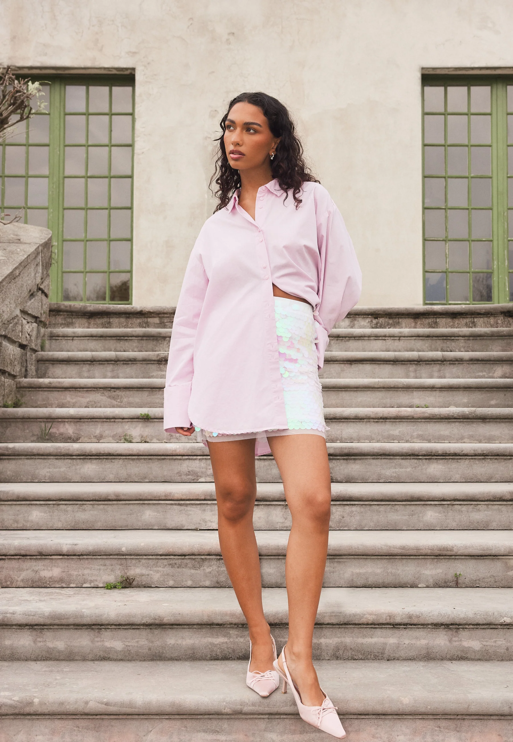 Vimarlene L/S LOOSE SHIRT/LN L - Image 2