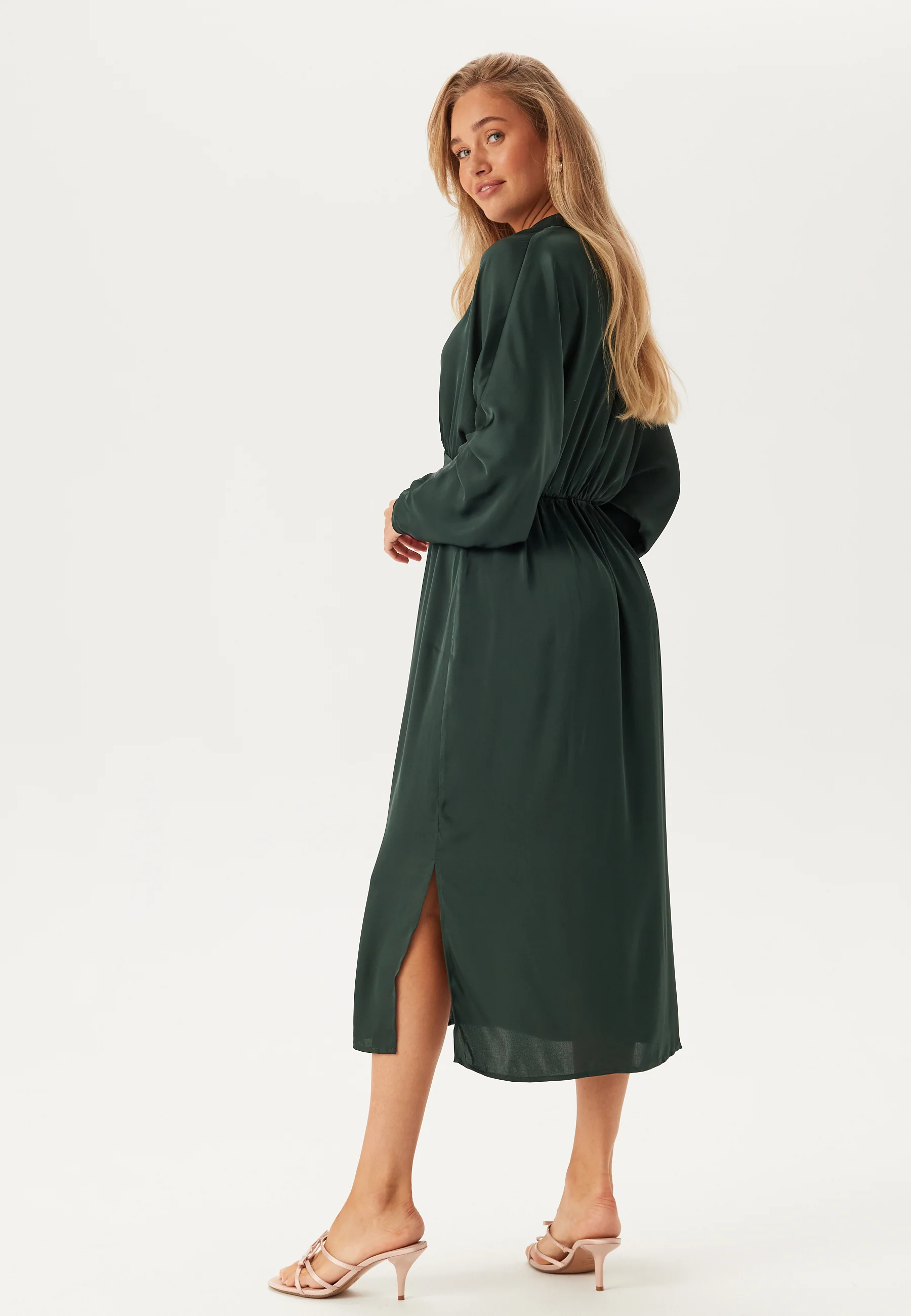 Vimarosa L/S V-NECK MIDI DRESS - Image 2