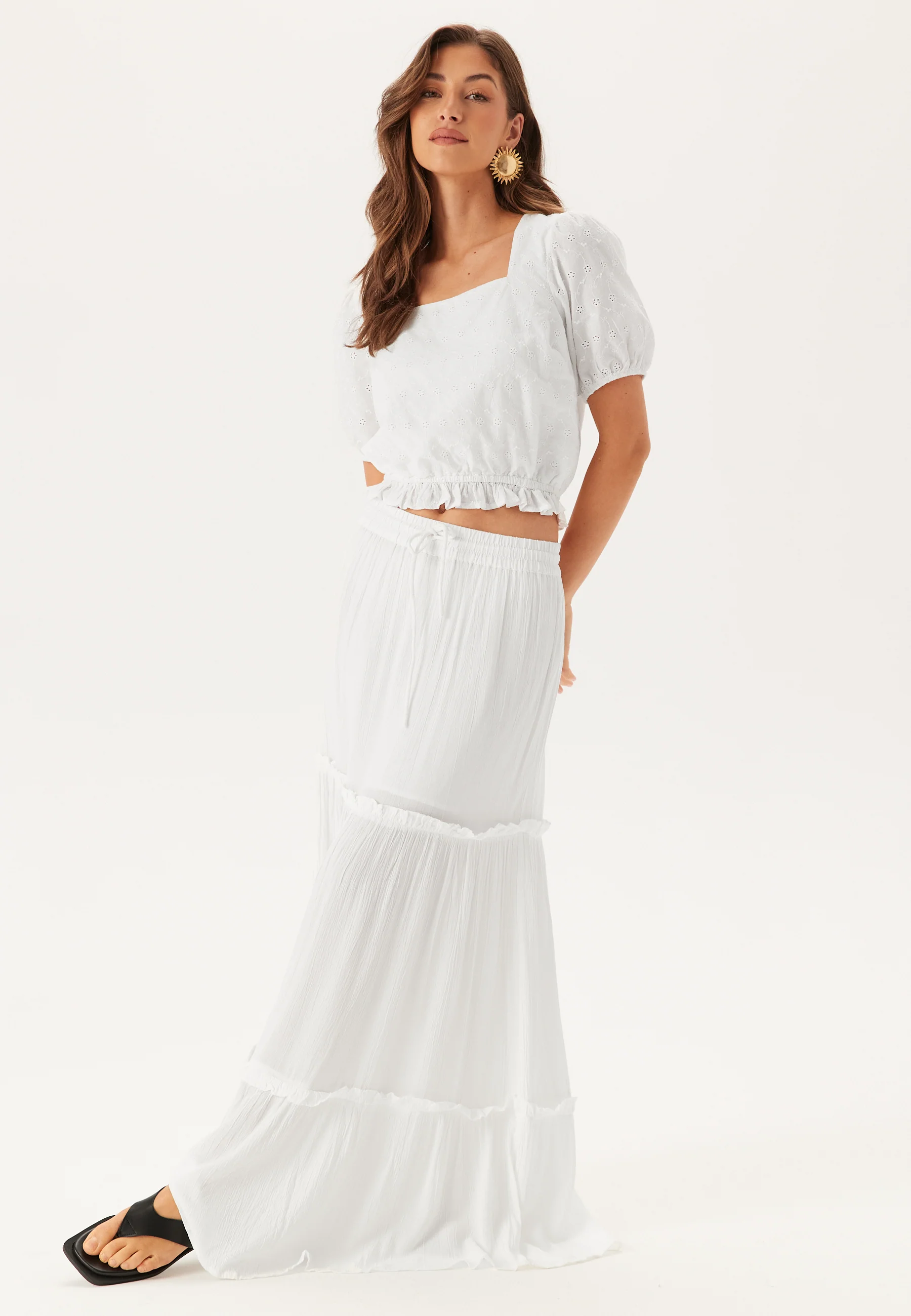 Vimesa High Waist long skirt