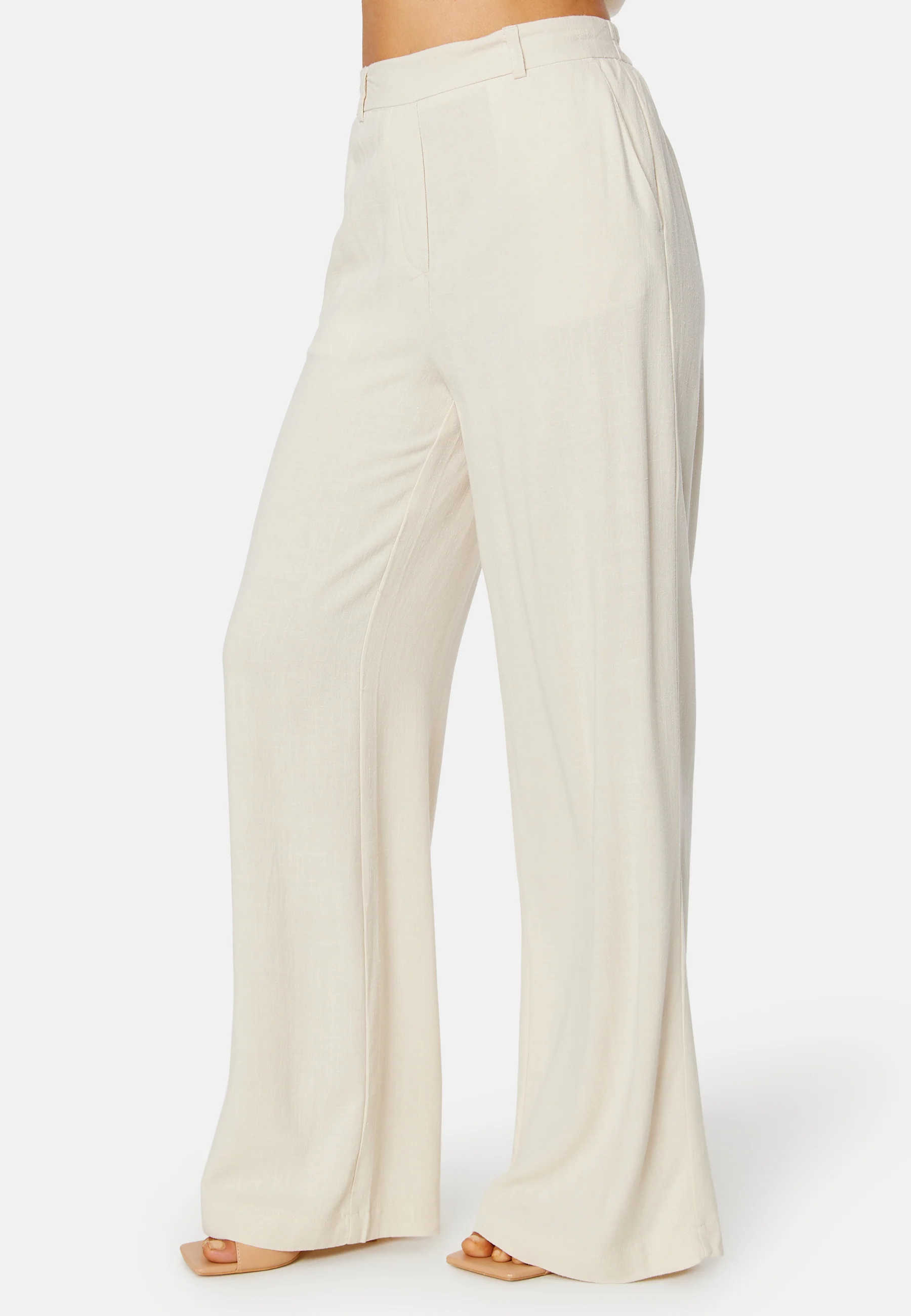 Vinsty Linen Wide Pants - Image 3
