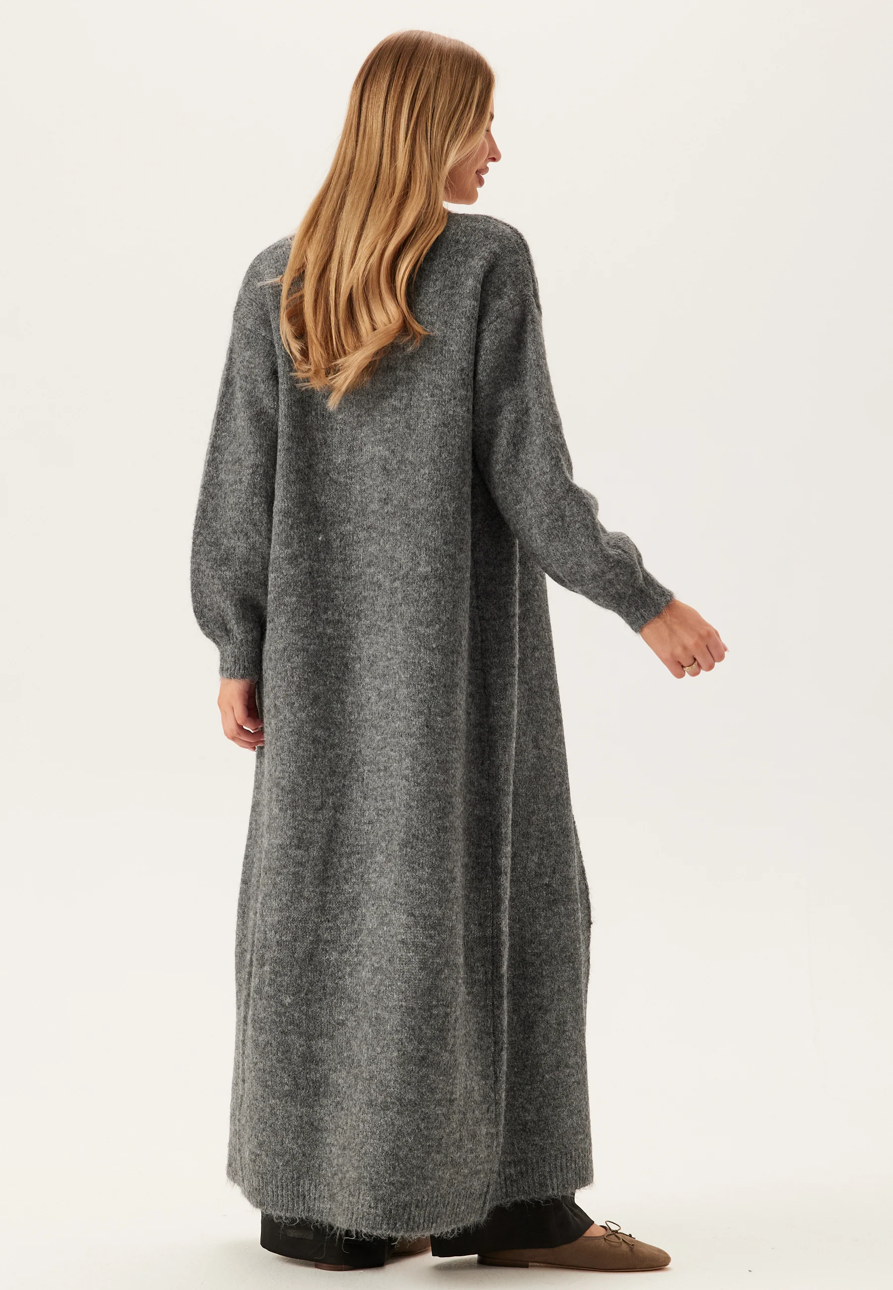 Vinynni Open L/S LONG KNIT CAR - Image 2