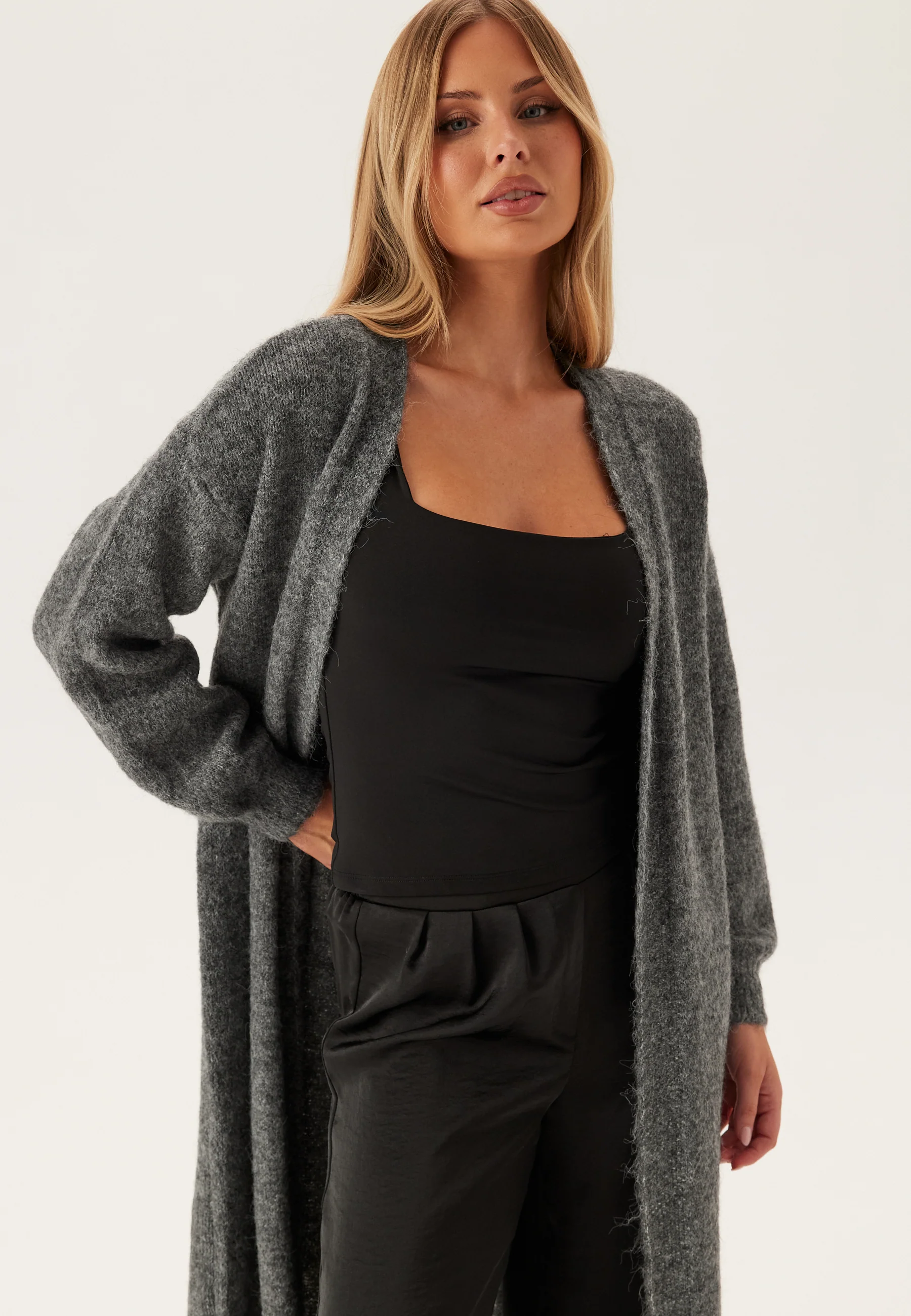 Vinynni Open L/S LONG KNIT CAR - Image 3