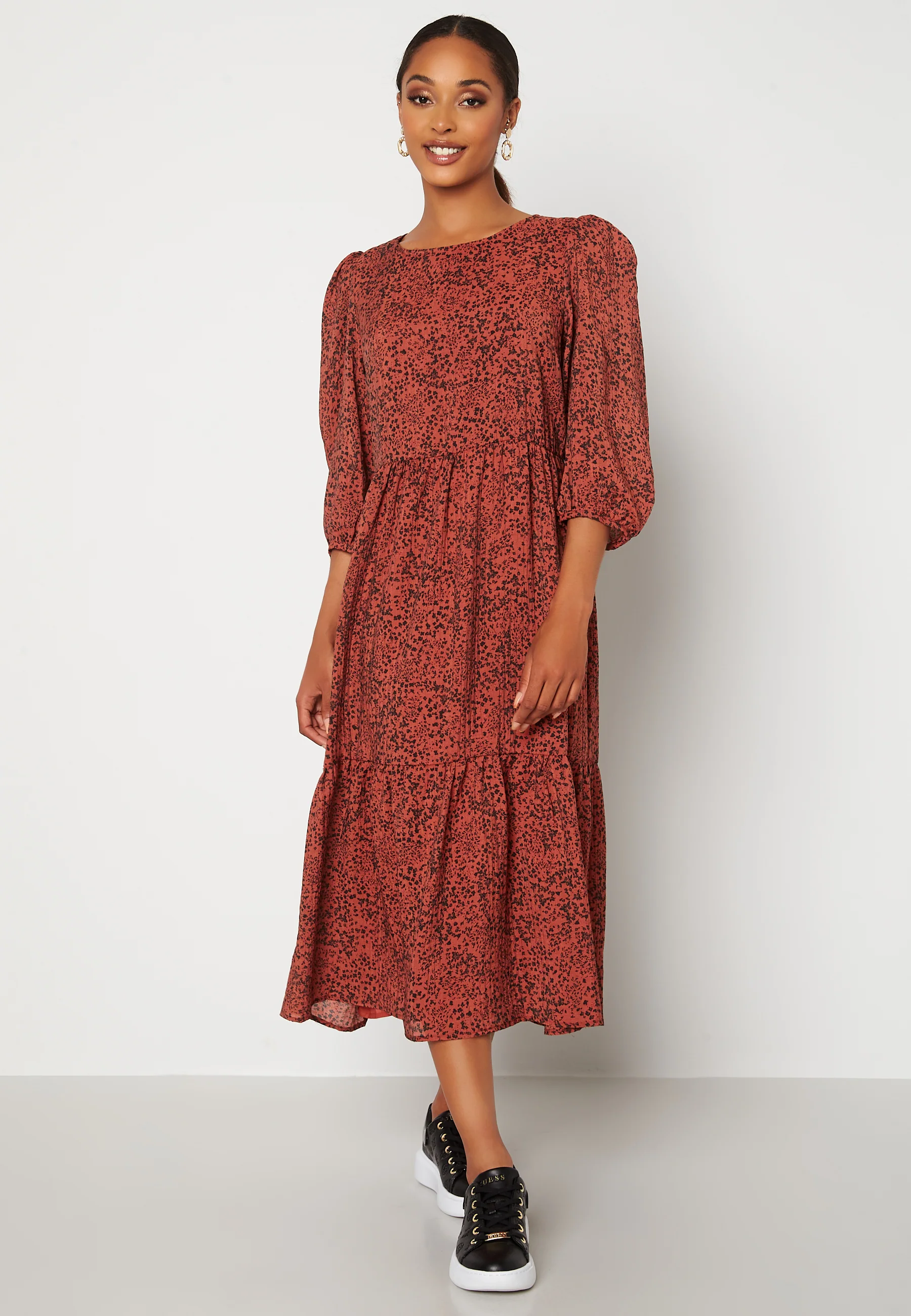 Viole 3/4 Midi Dress - Image 5
