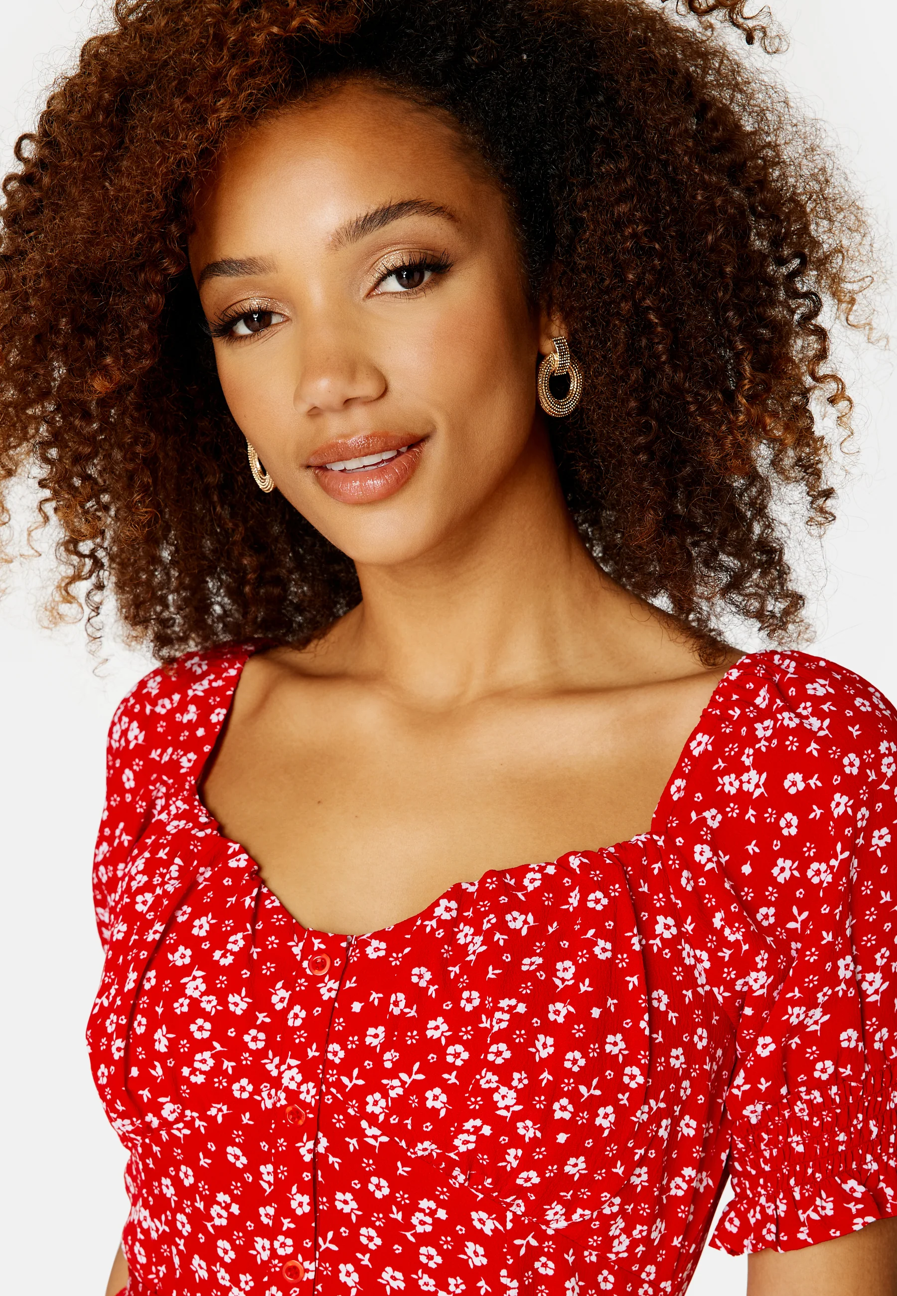 Violie puff sleeve dress - Image 2