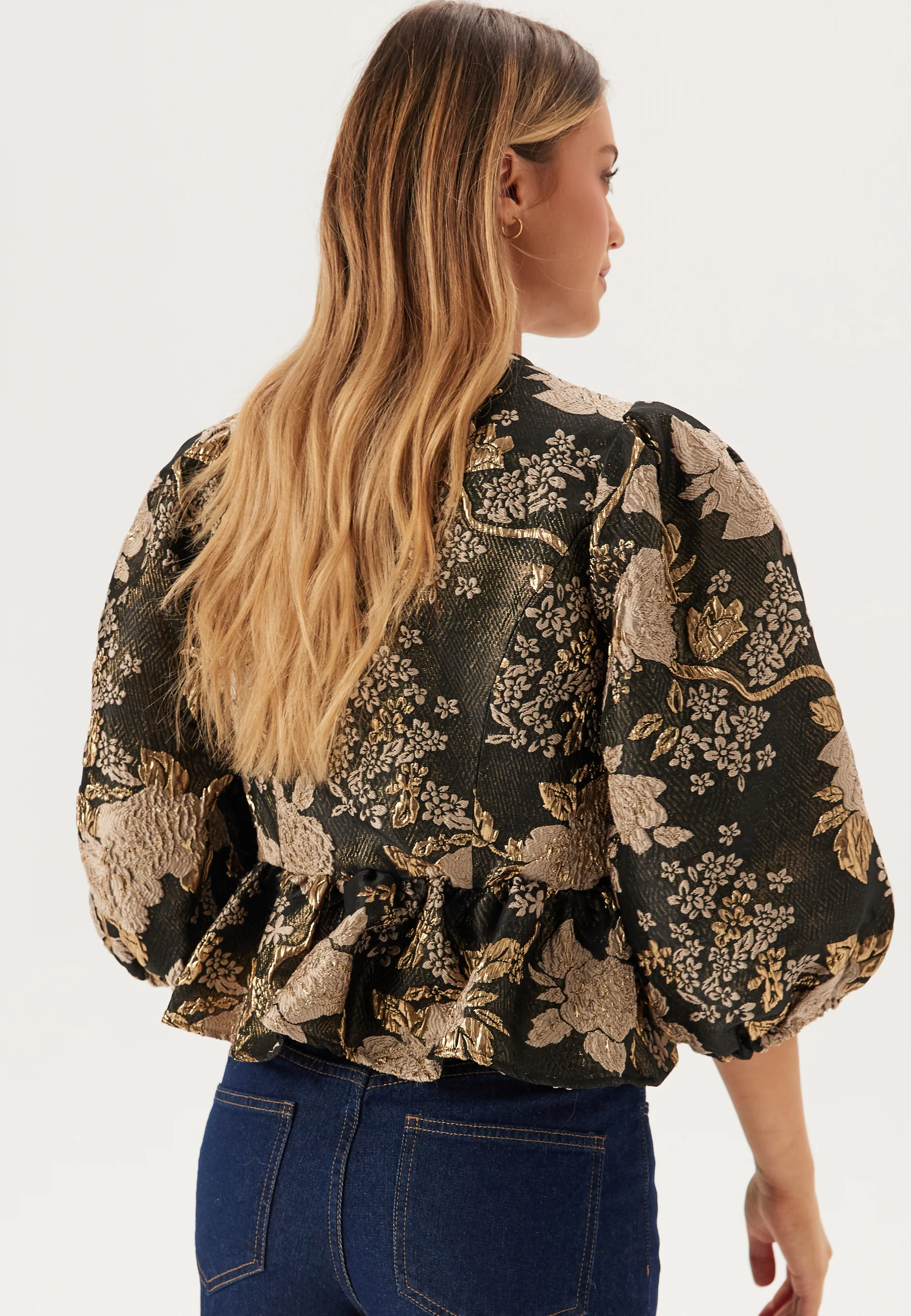 Viothea 3/4 PEPLUM JACQUARD TO - Image 2