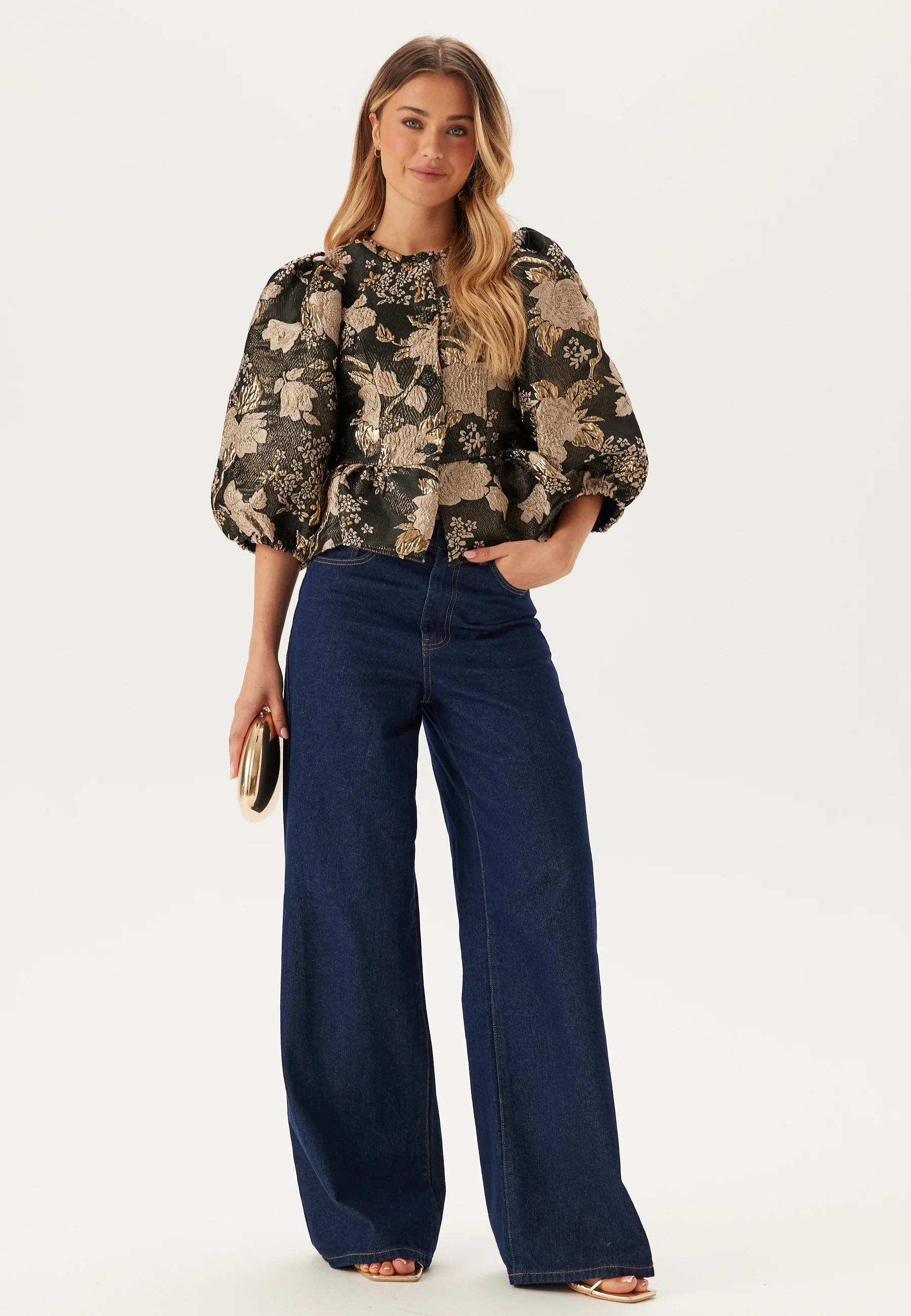 Viothea 3/4 PEPLUM JACQUARD TO - Image 3