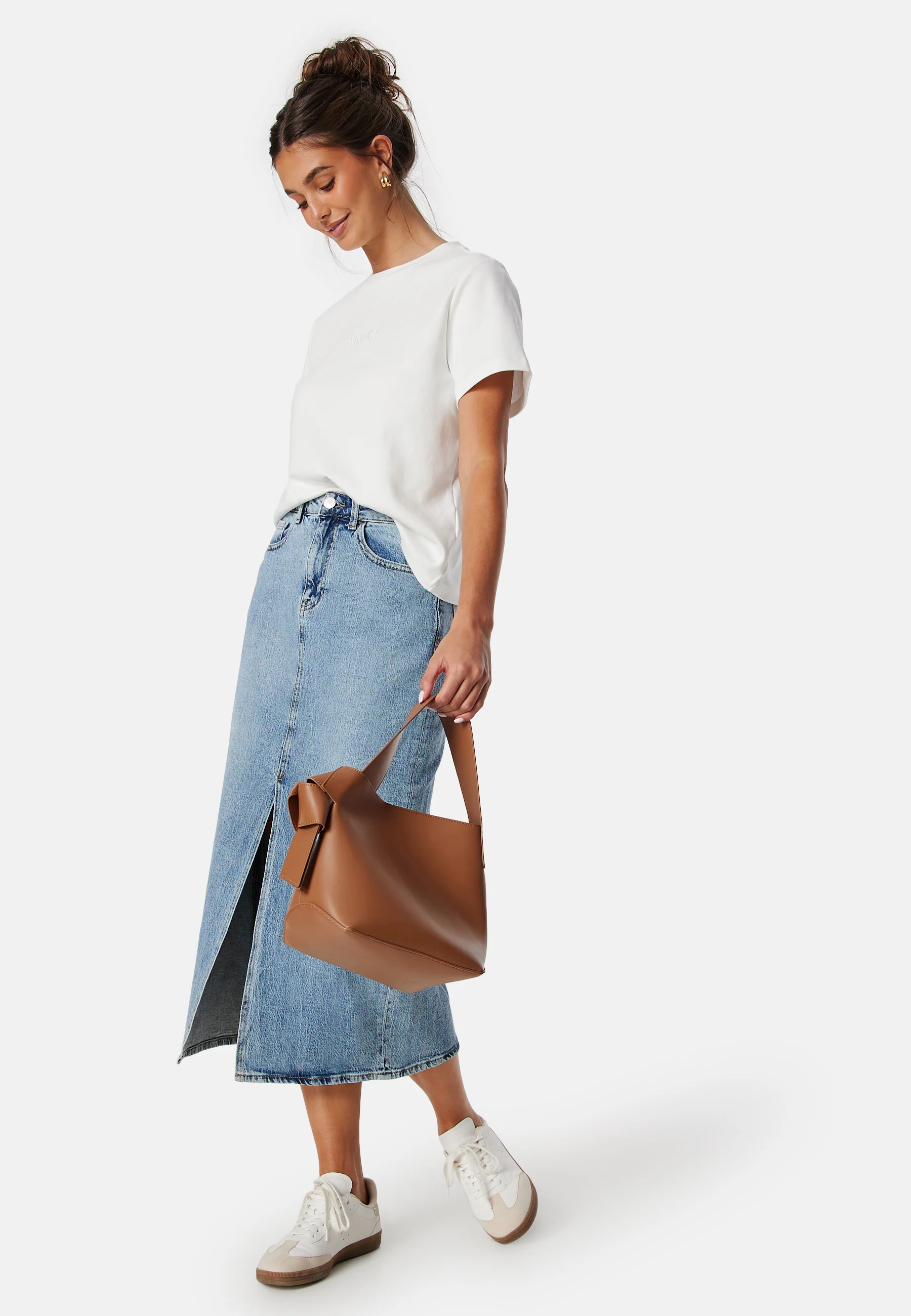Vipia new High Waist midi denim skirt - Image 3