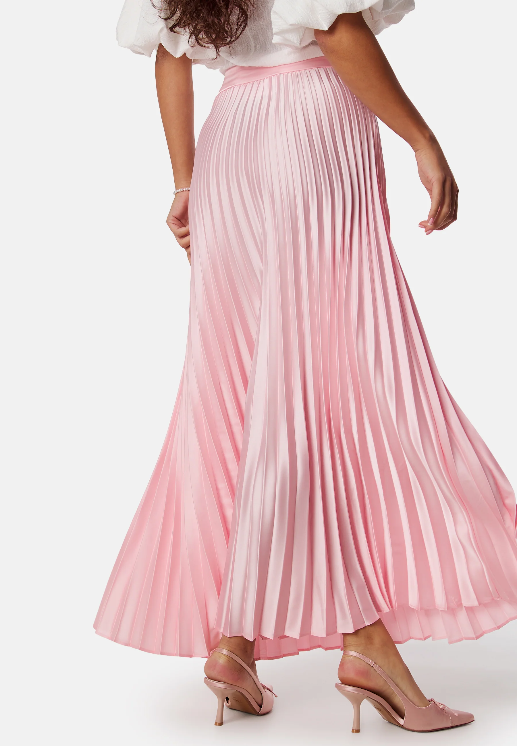 Viplaza Plisse Long Skirt - Image 2