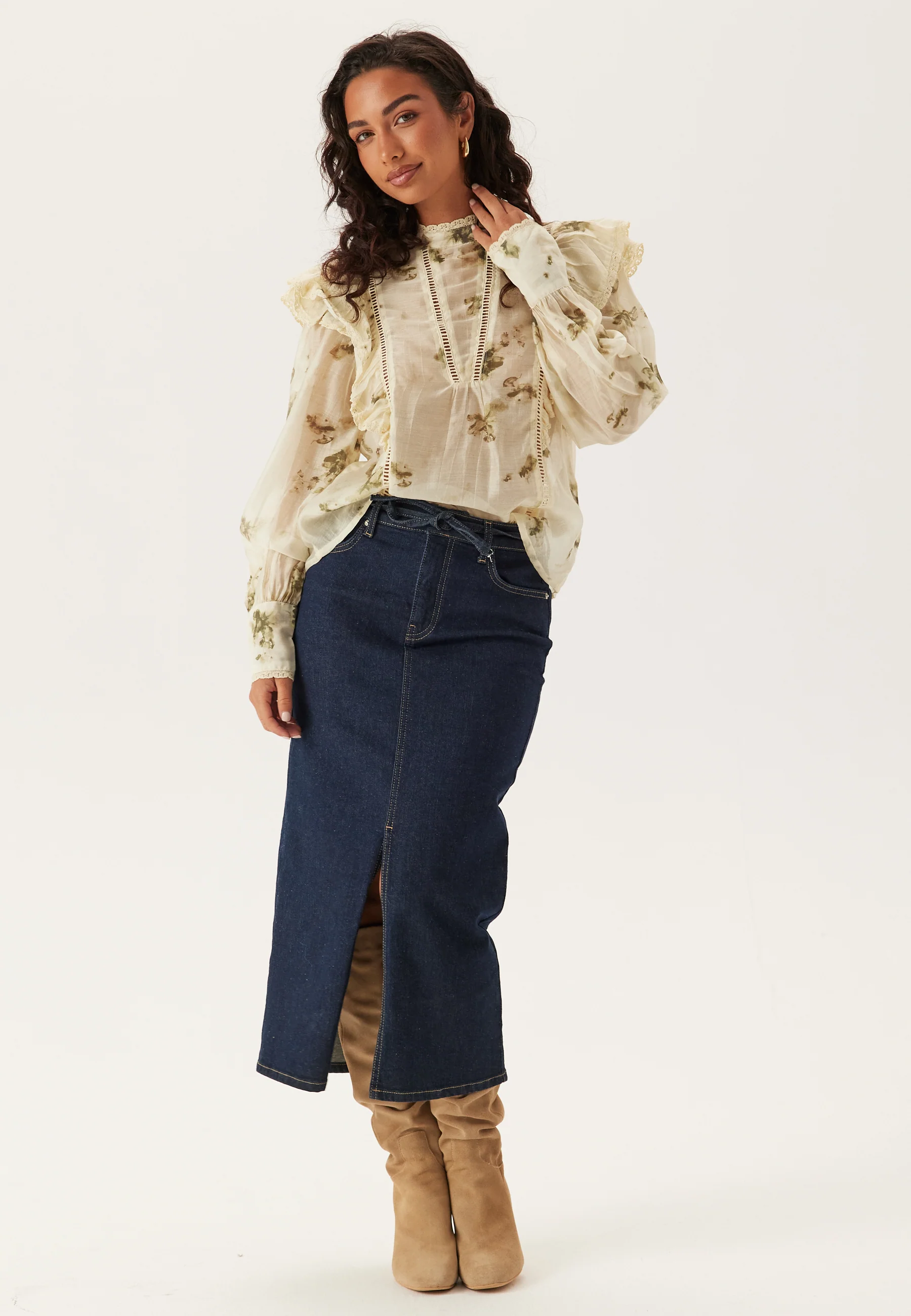 Viremo L/S FRILL TOP FRILL TOP - Image 3
