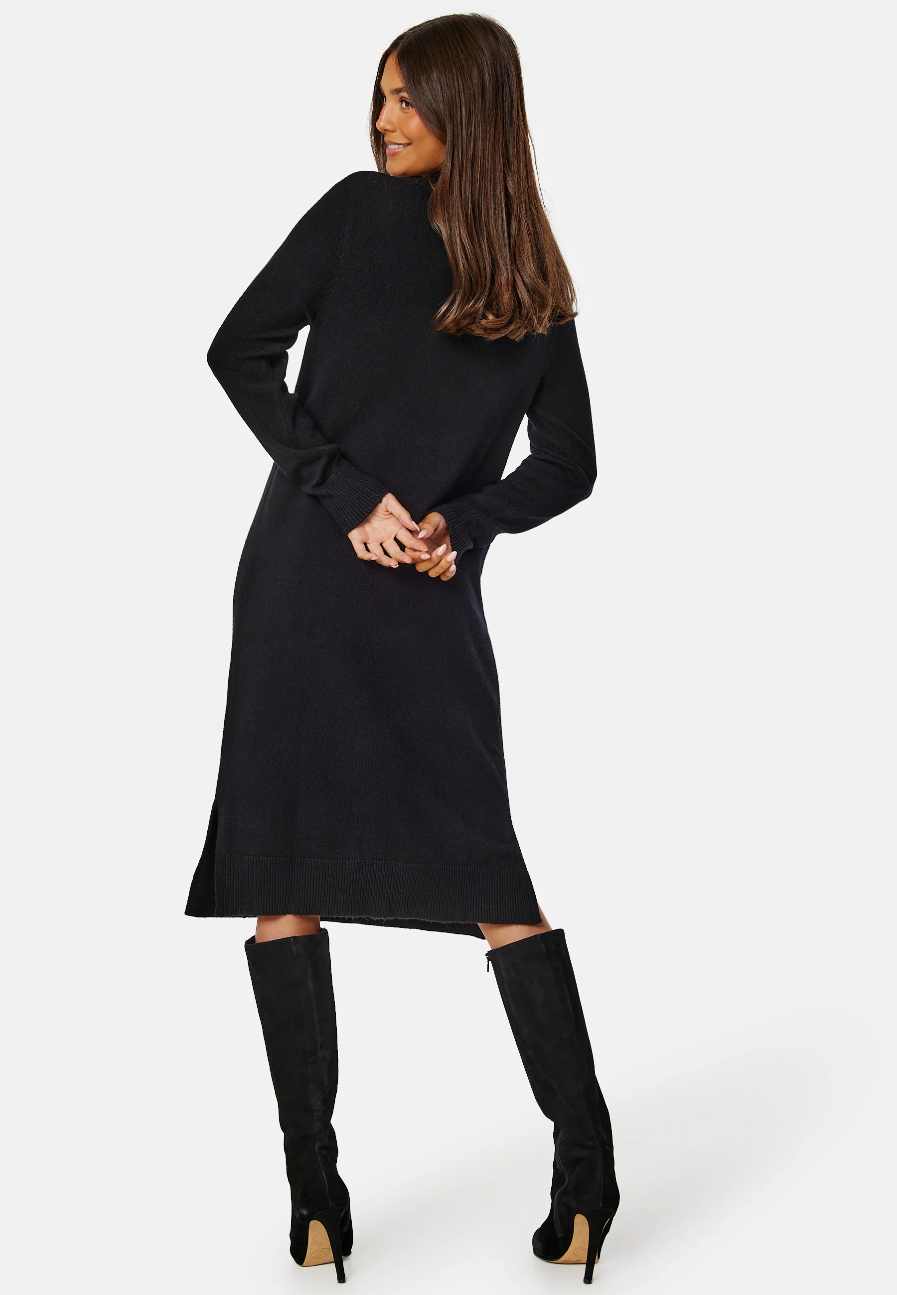 Viril Crew Neck Midi Dress - Image 2