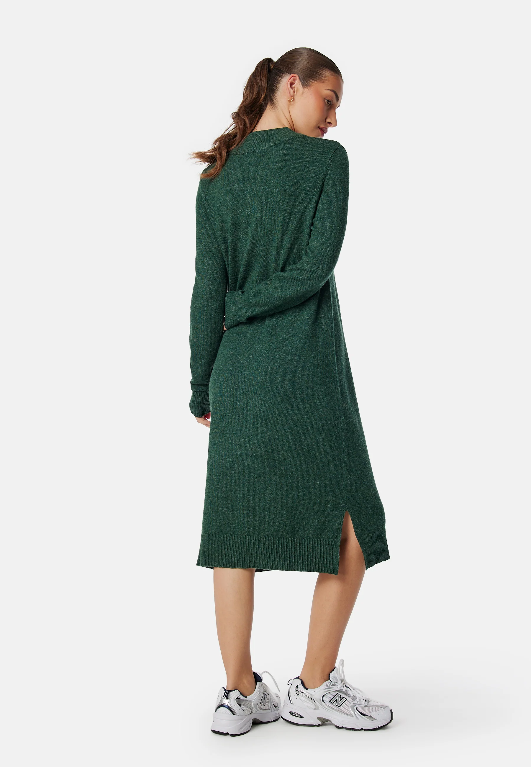 Viril Crew Neck Midi Dress - Image 2