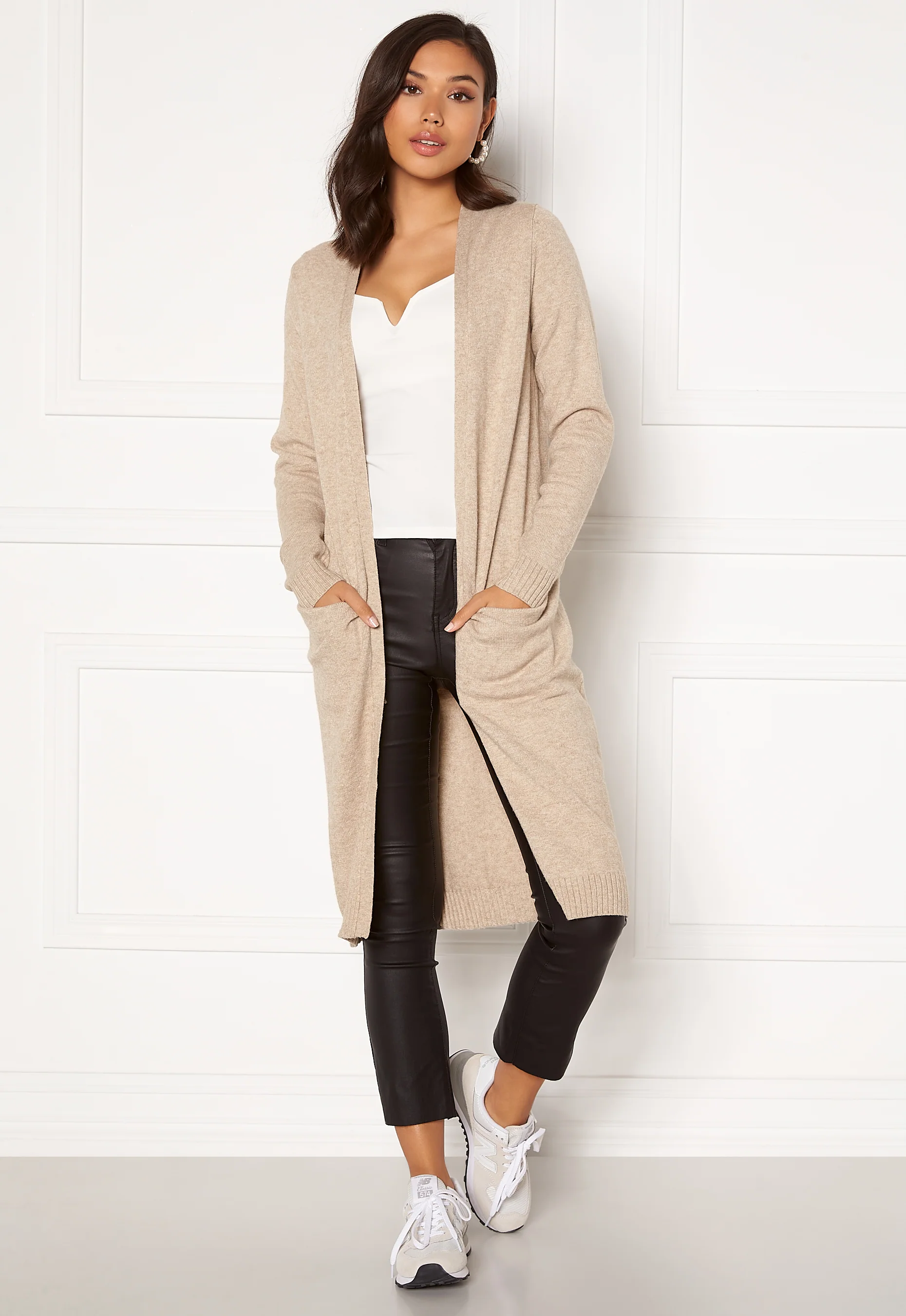 Viril Long Knit Cardigan - Image 2