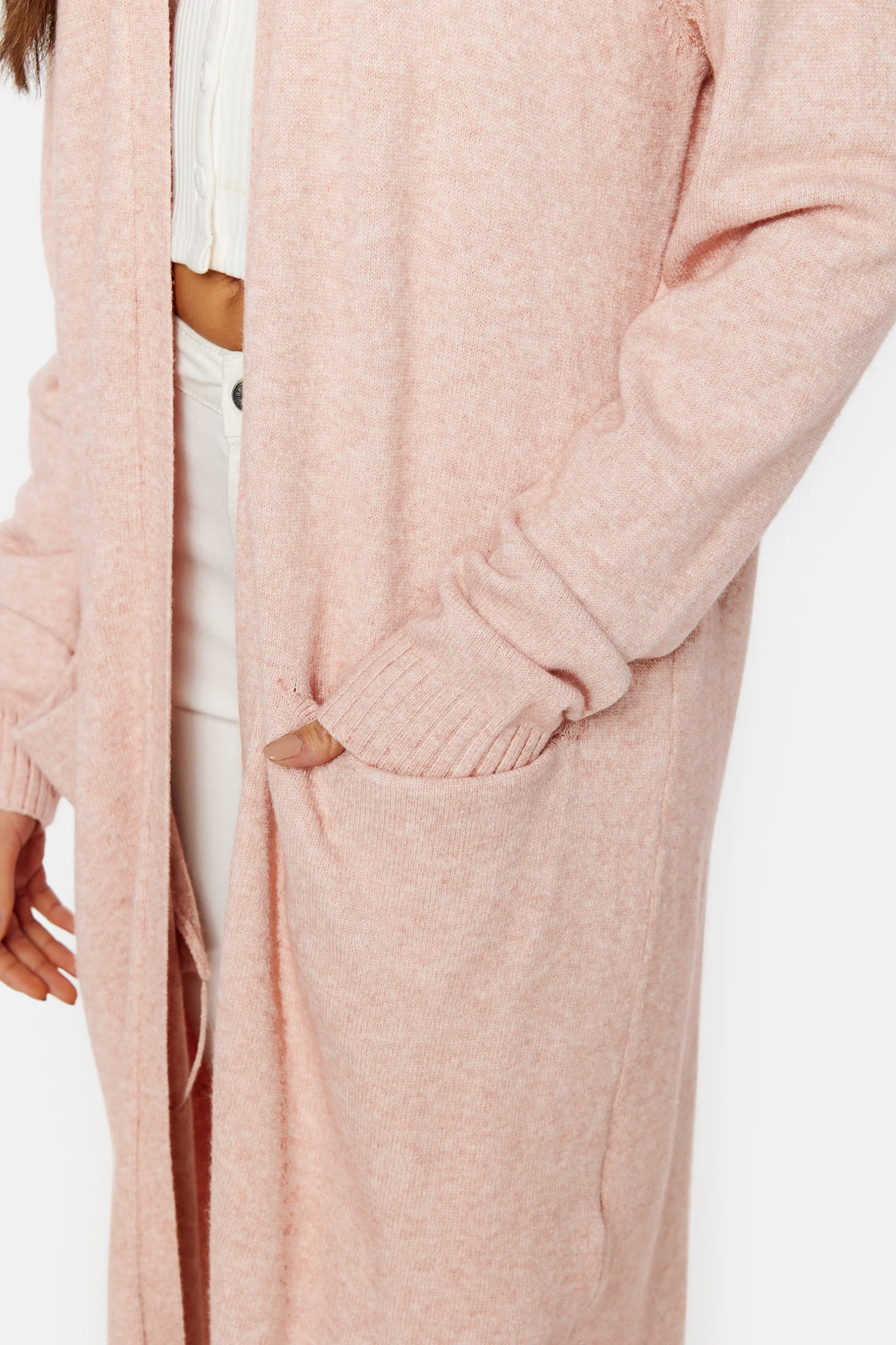Viril Long Knit Cardigan - Image 4