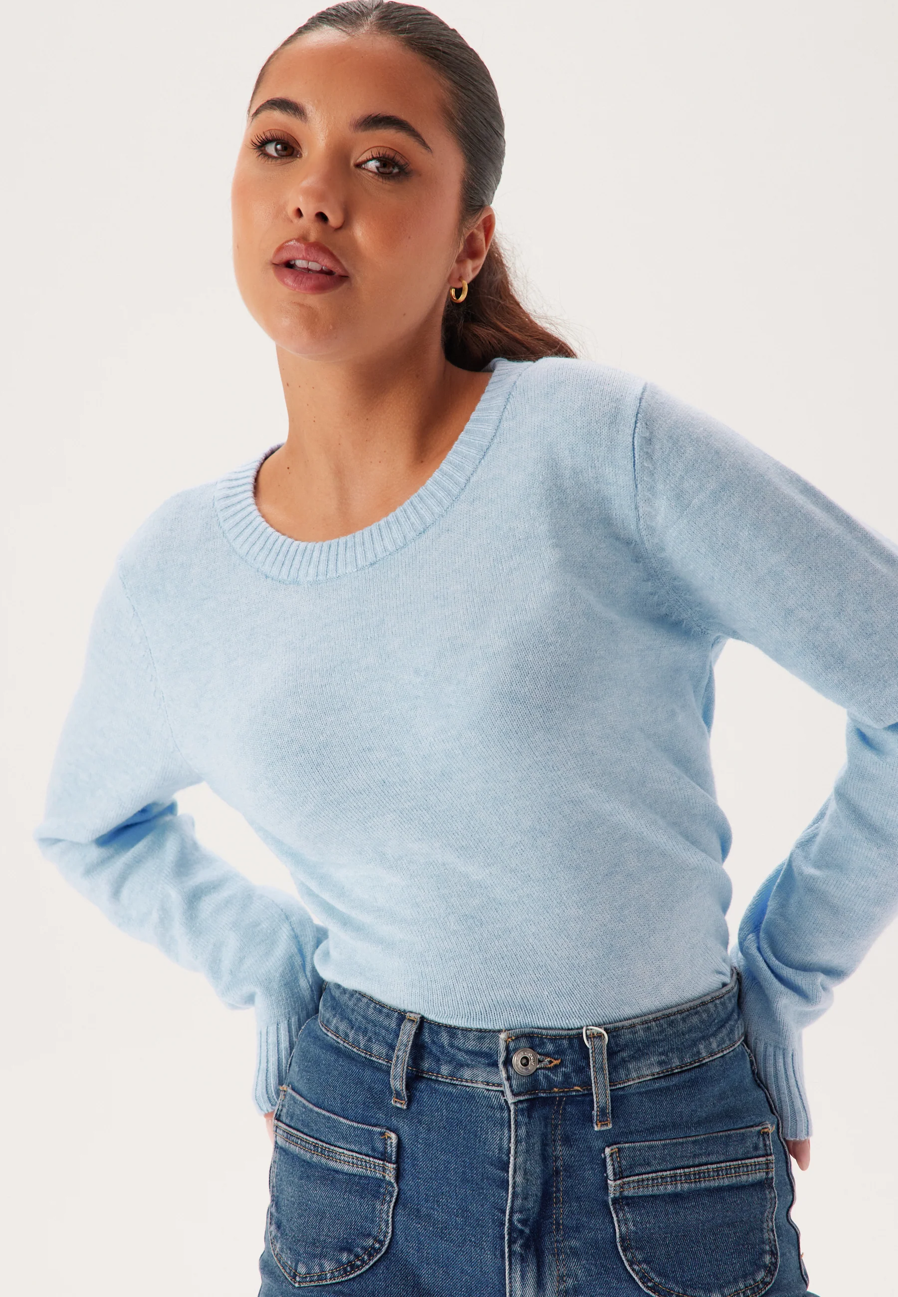 Viril O-neck L/S Knit Top - Image 2