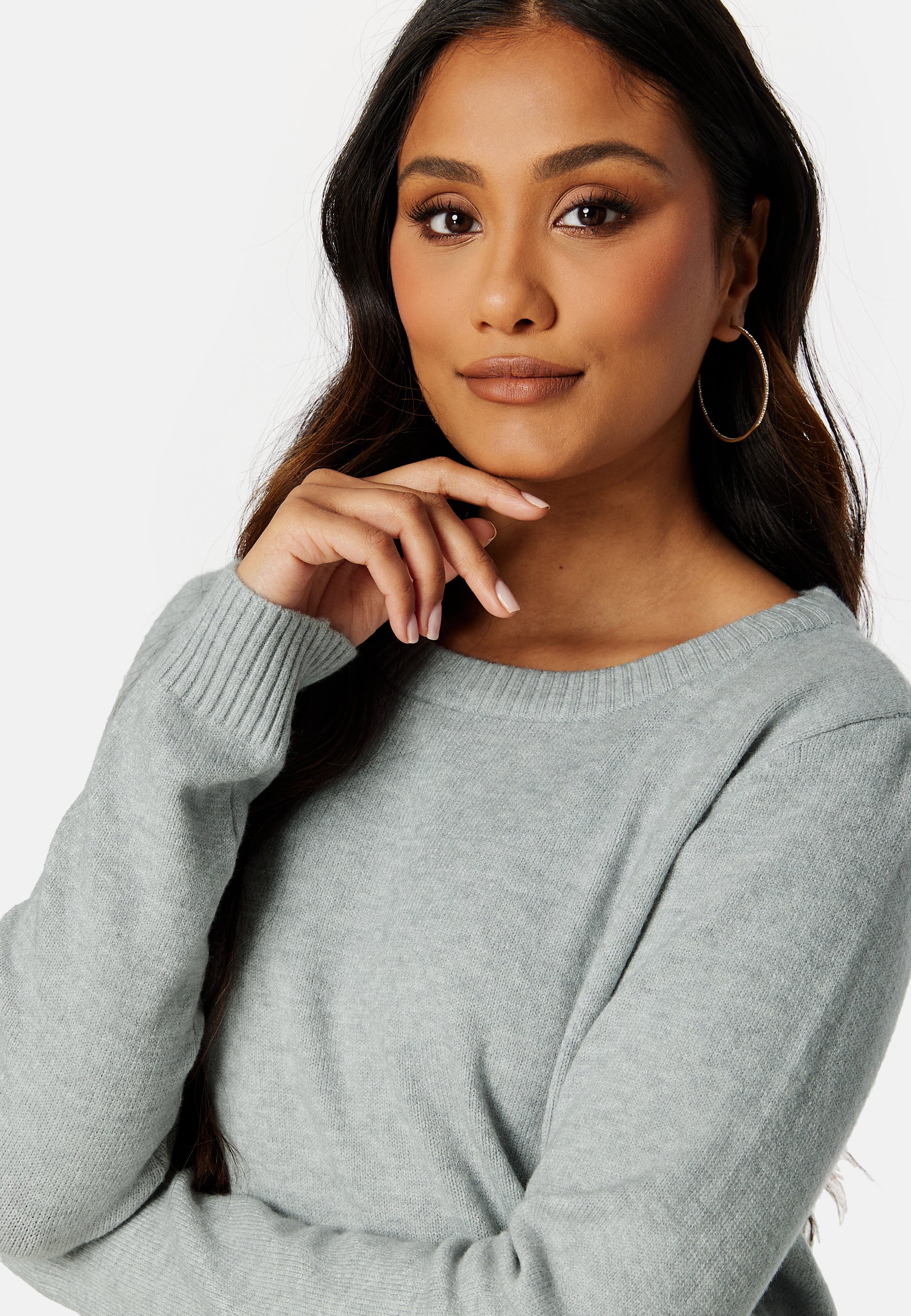 Viril O-neck L/S Knit Top - Image 4