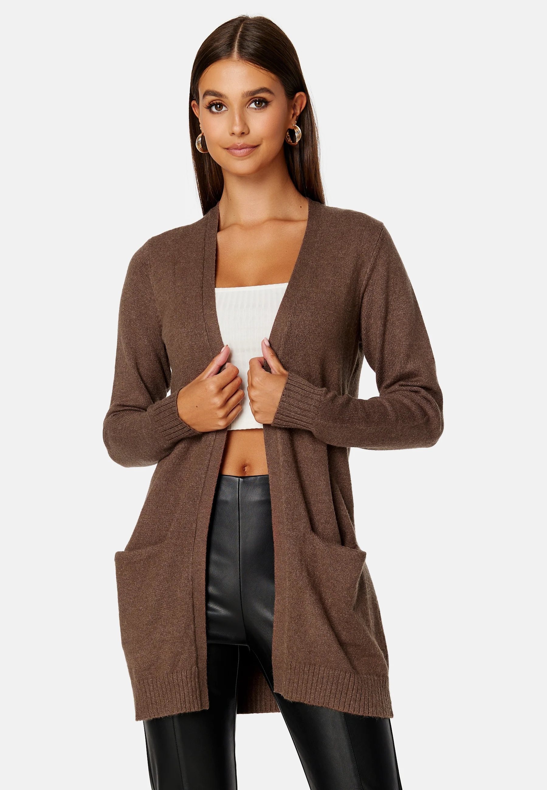 Viril Open L/S Knit Cardigan