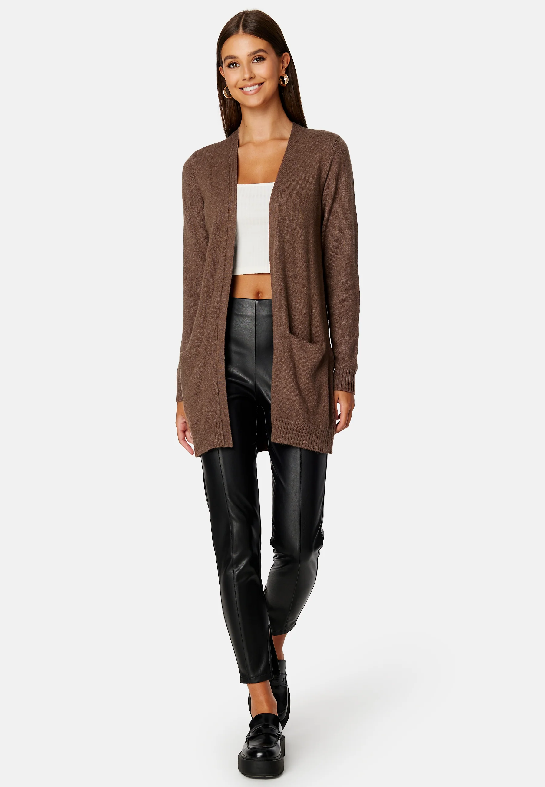 Viril Open L/S Knit Cardigan - Image 2