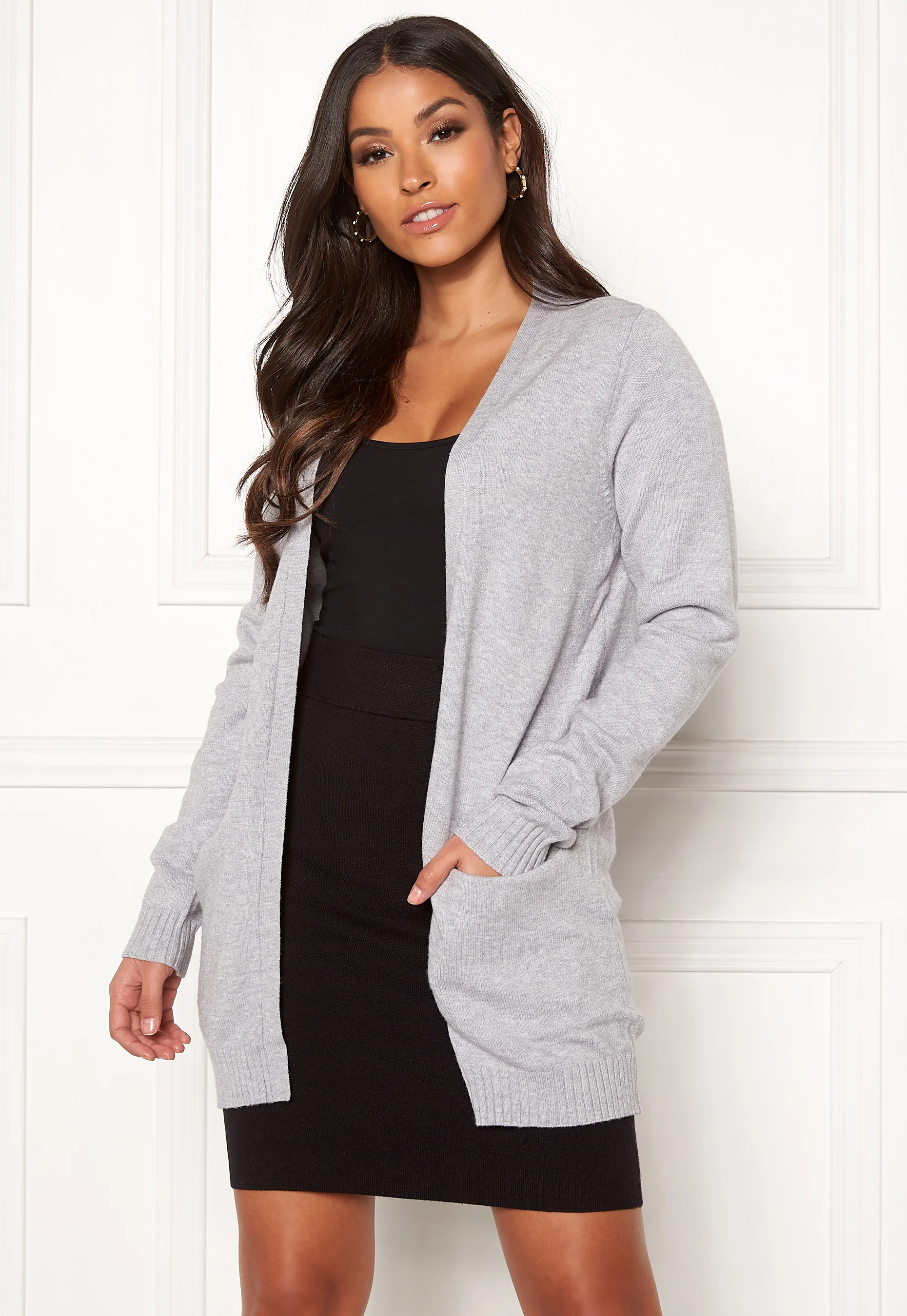 Viril Open L/S Knit Cardigan
