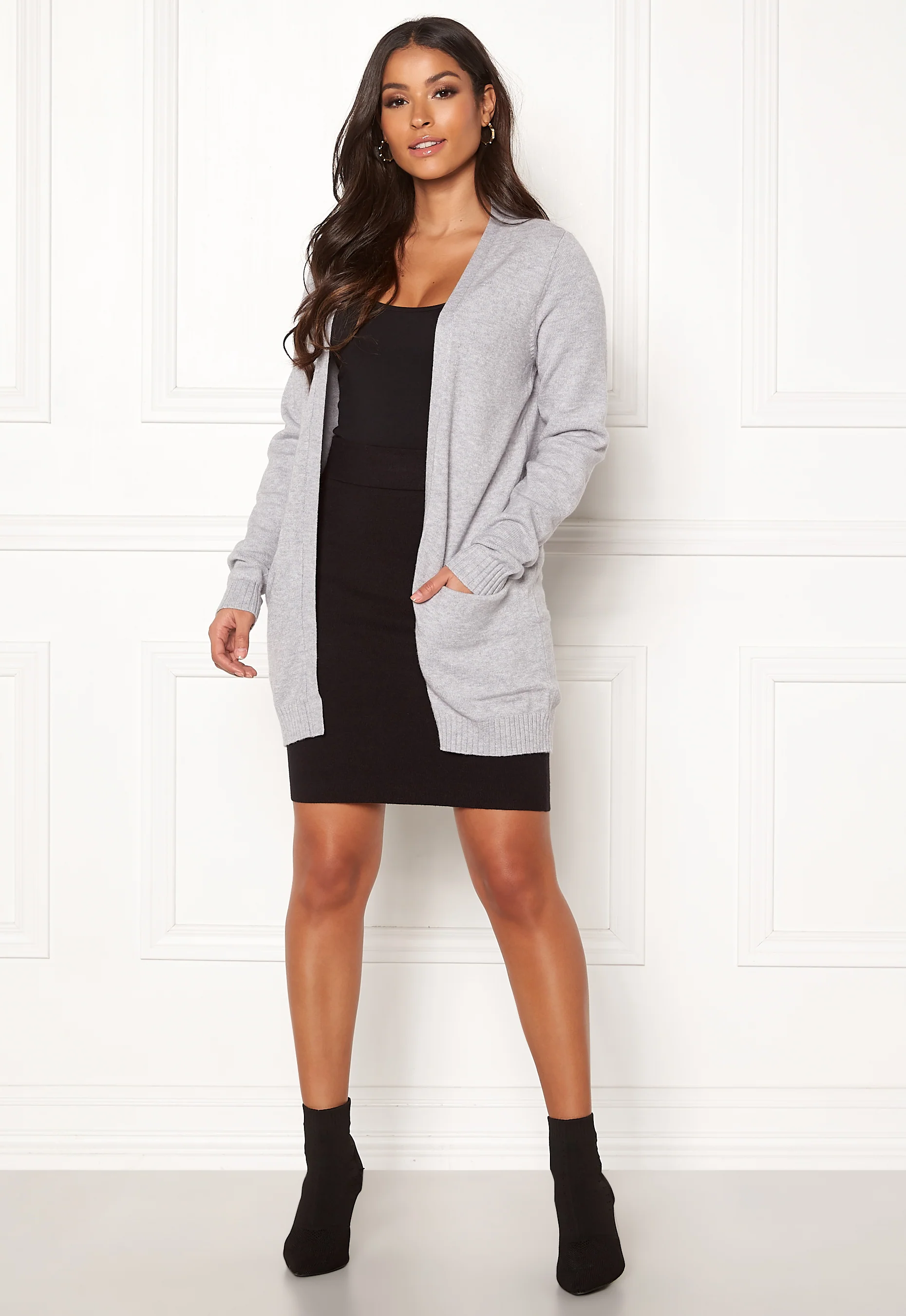 Viril Open L/S Knit Cardigan - Image 2