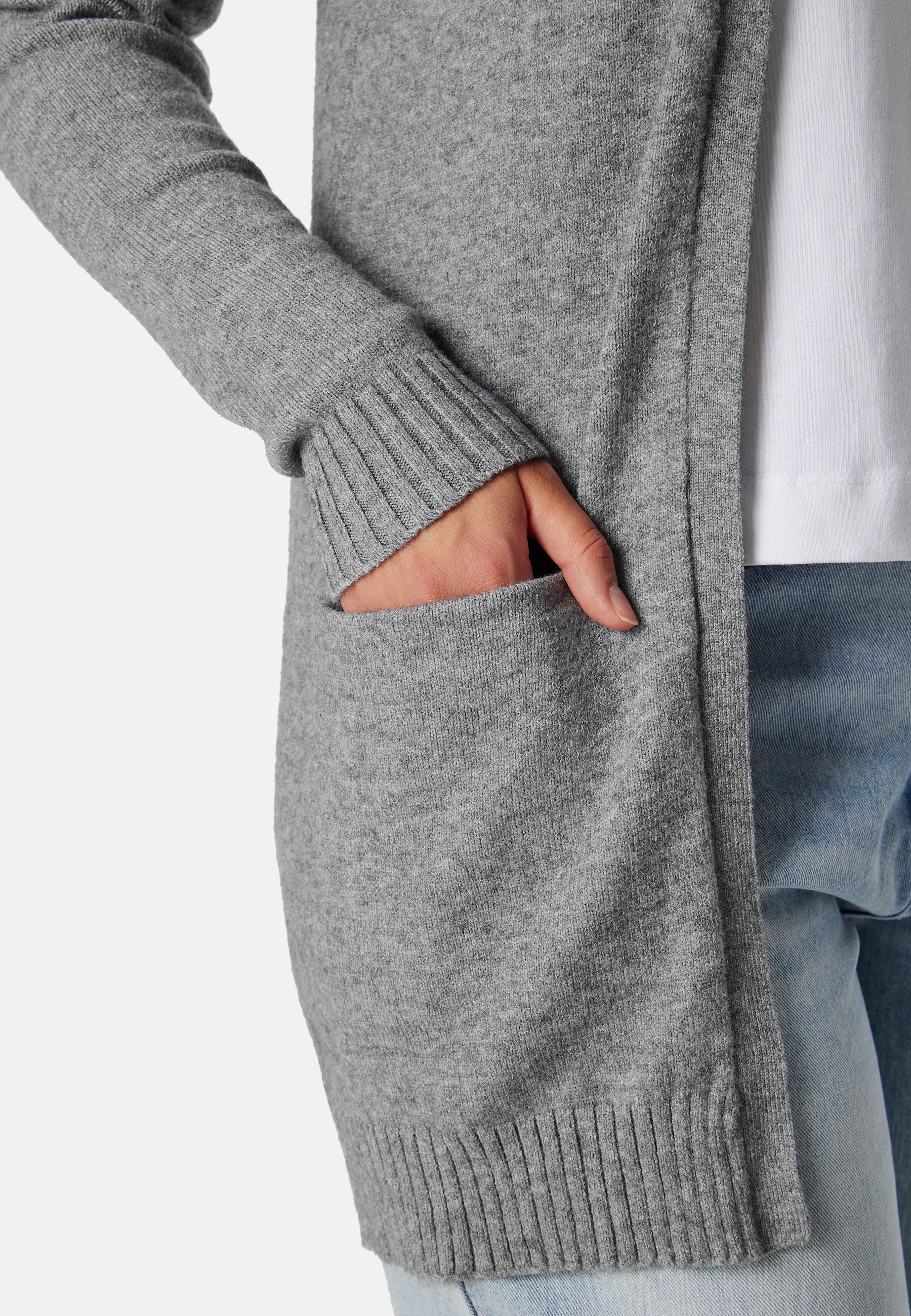 Viril Open L/S Knit Cardigan - Image 4