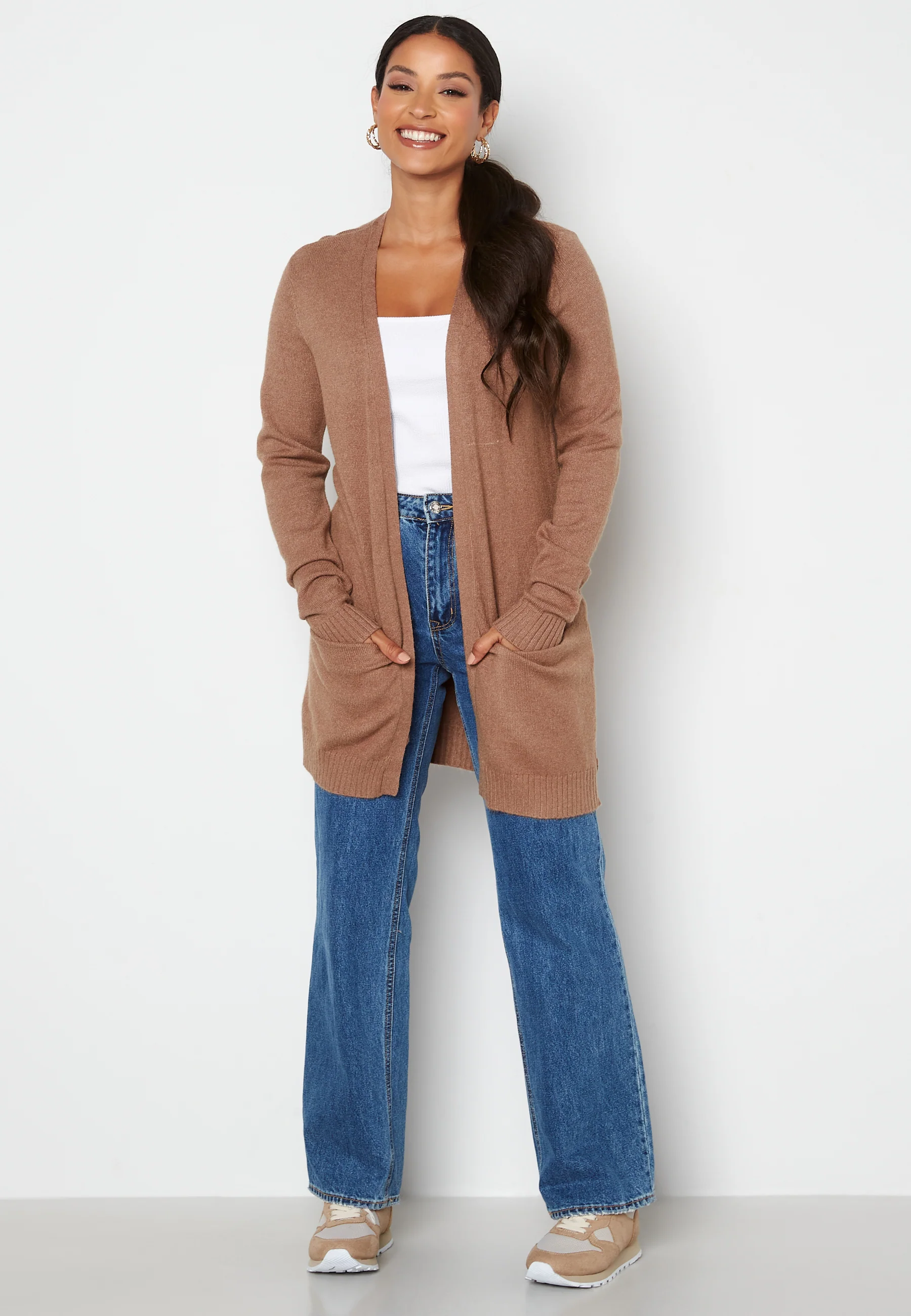 Viril Open L/S Knit Cardigan - Image 2