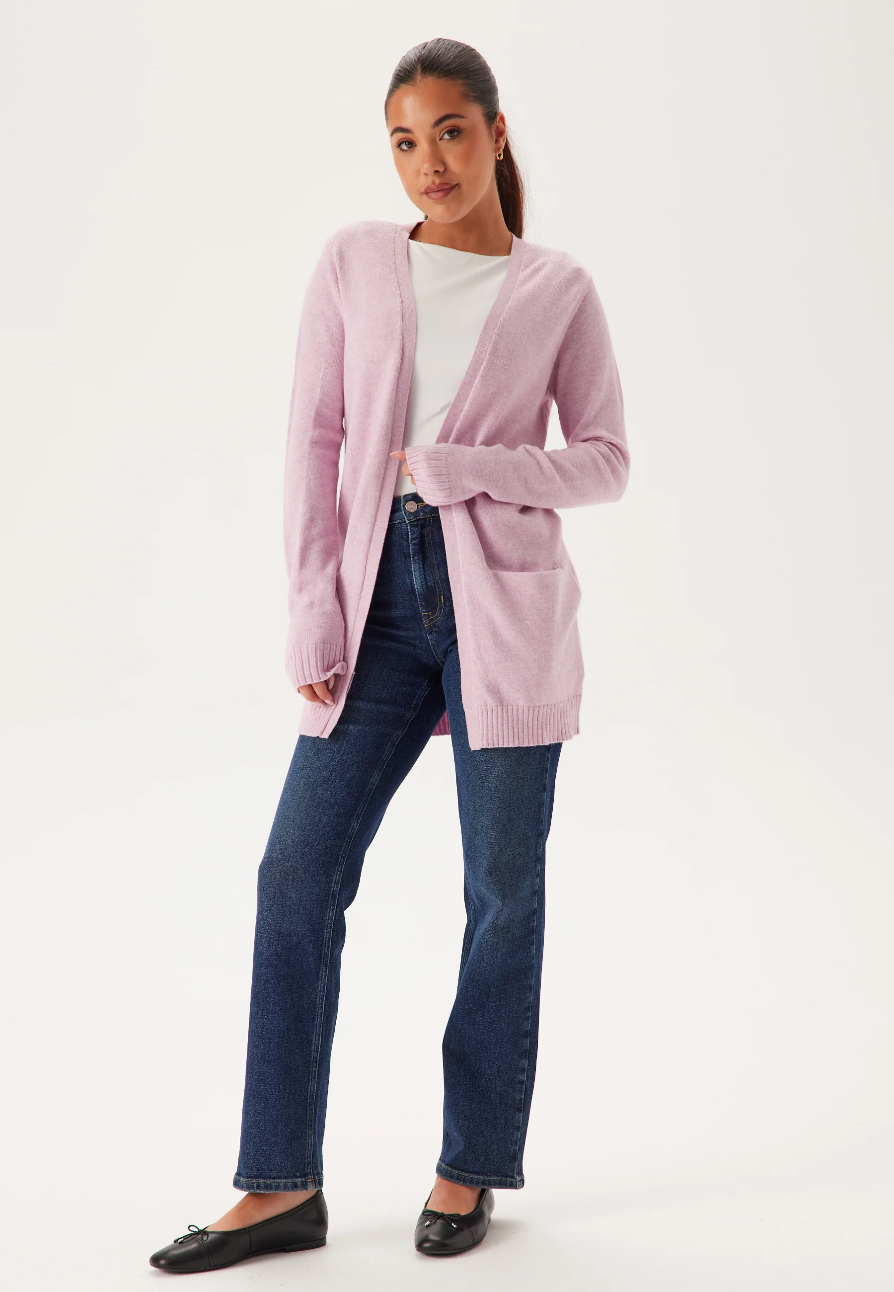 Viril Open L/S Knit Cardigan - Image 3