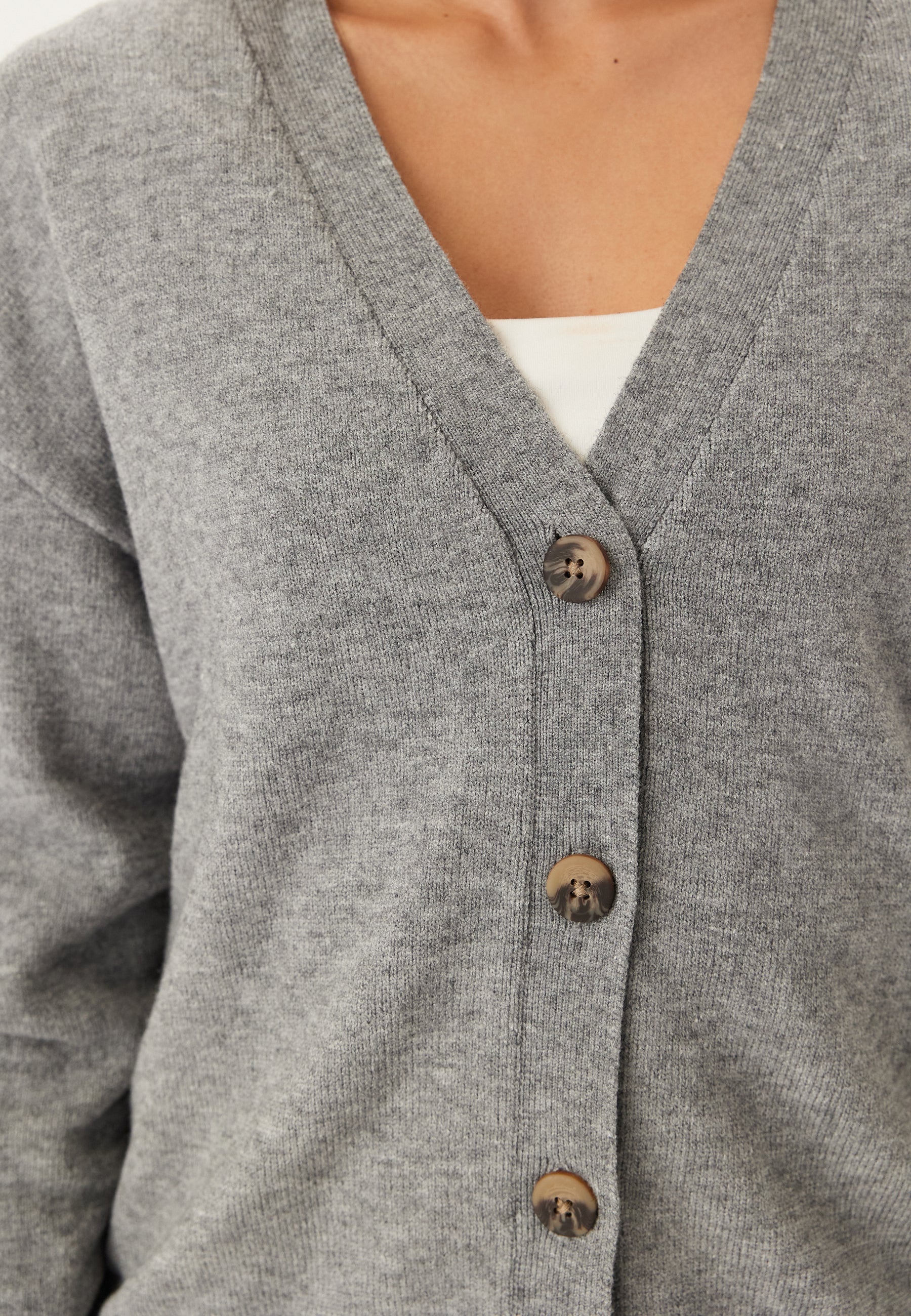 Viril V-neck Knit Cardigan - Image 4