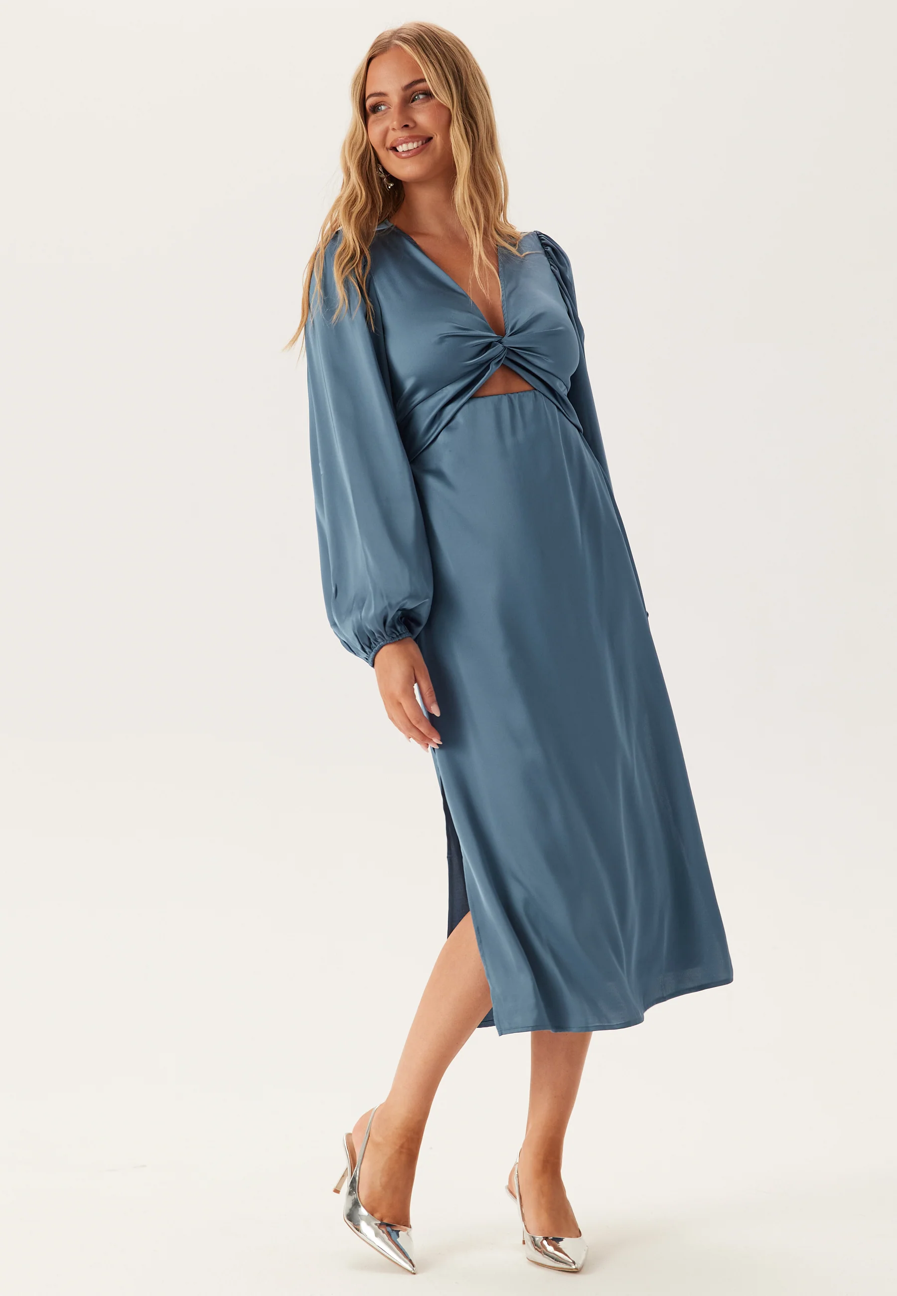 Vischasta L/S CUT OUT MIDI DRESS - Image 5