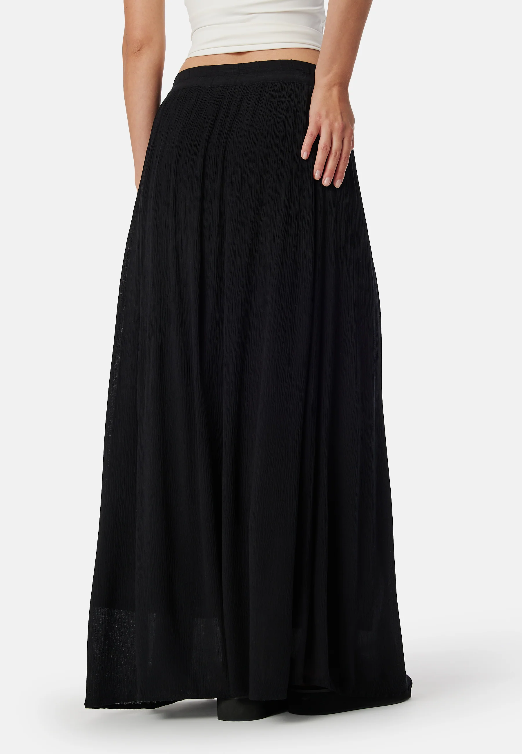 Viscose Crepe Maxi Skirt - Image 3