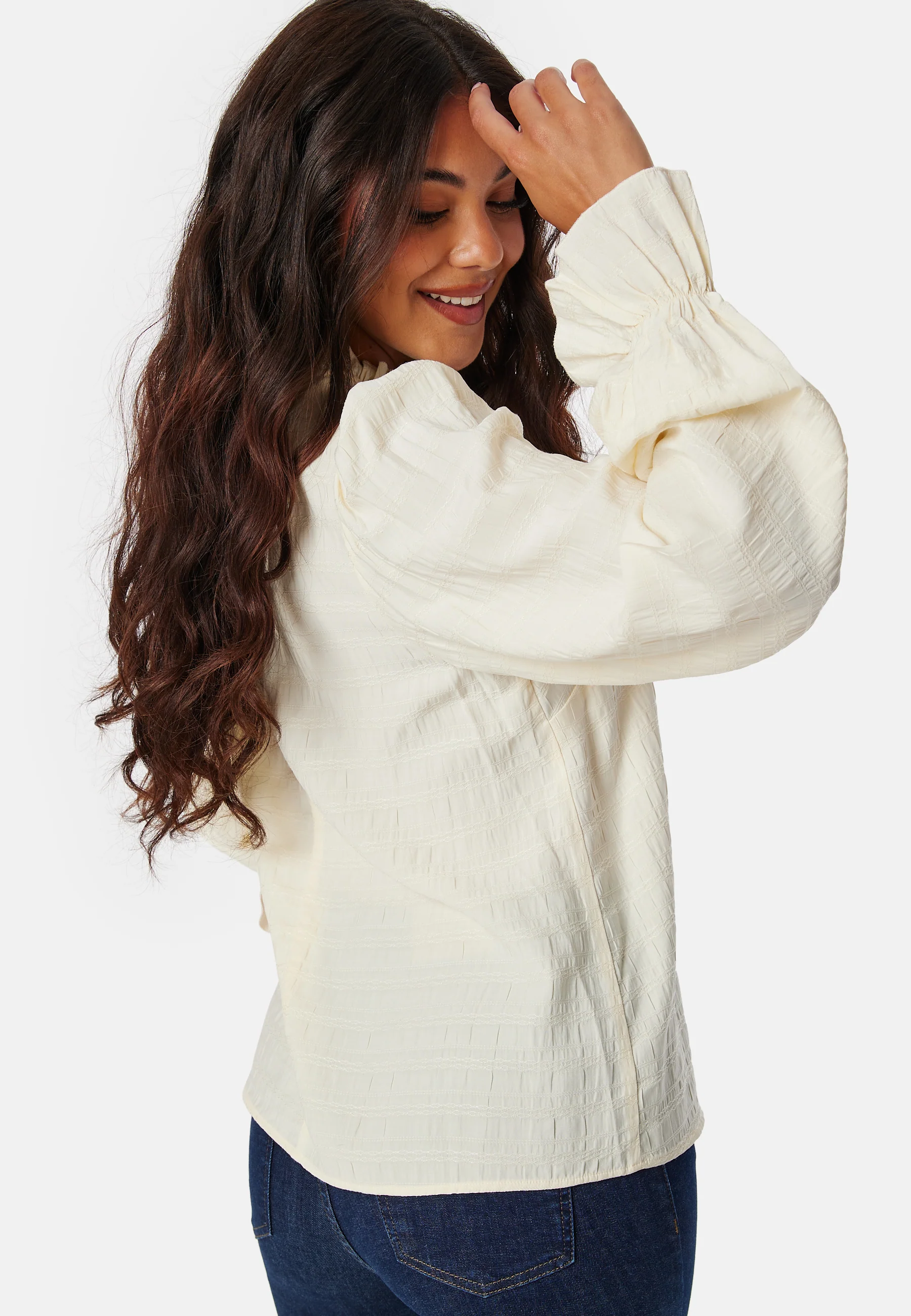 Viscose Frill Blouse - Image 4