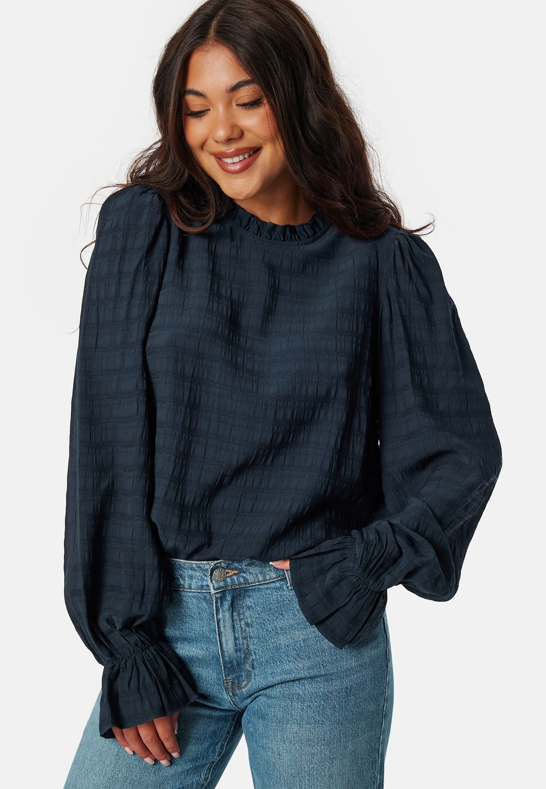 Viscose Frill Blouse - Image 2
