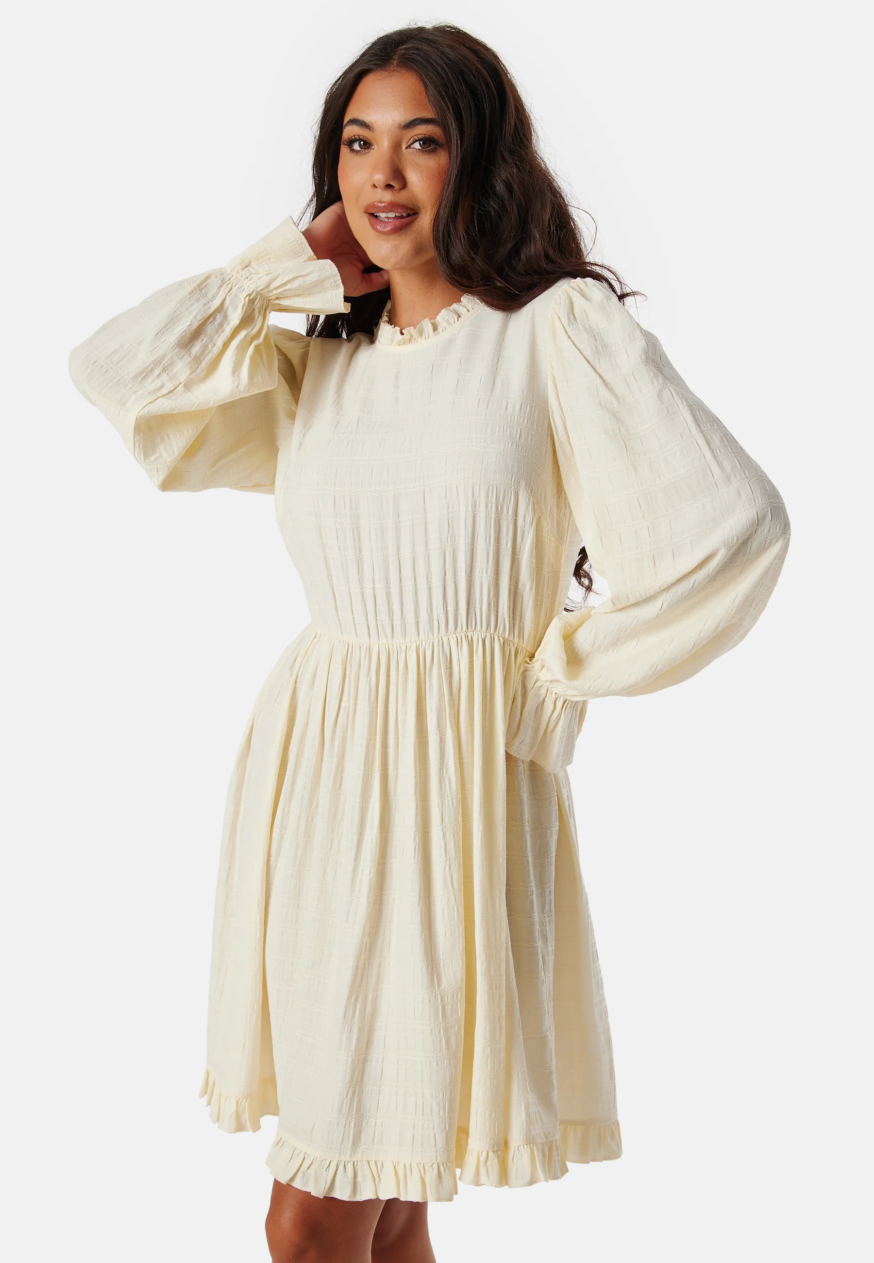 Viscose Frill Dress - Image 2