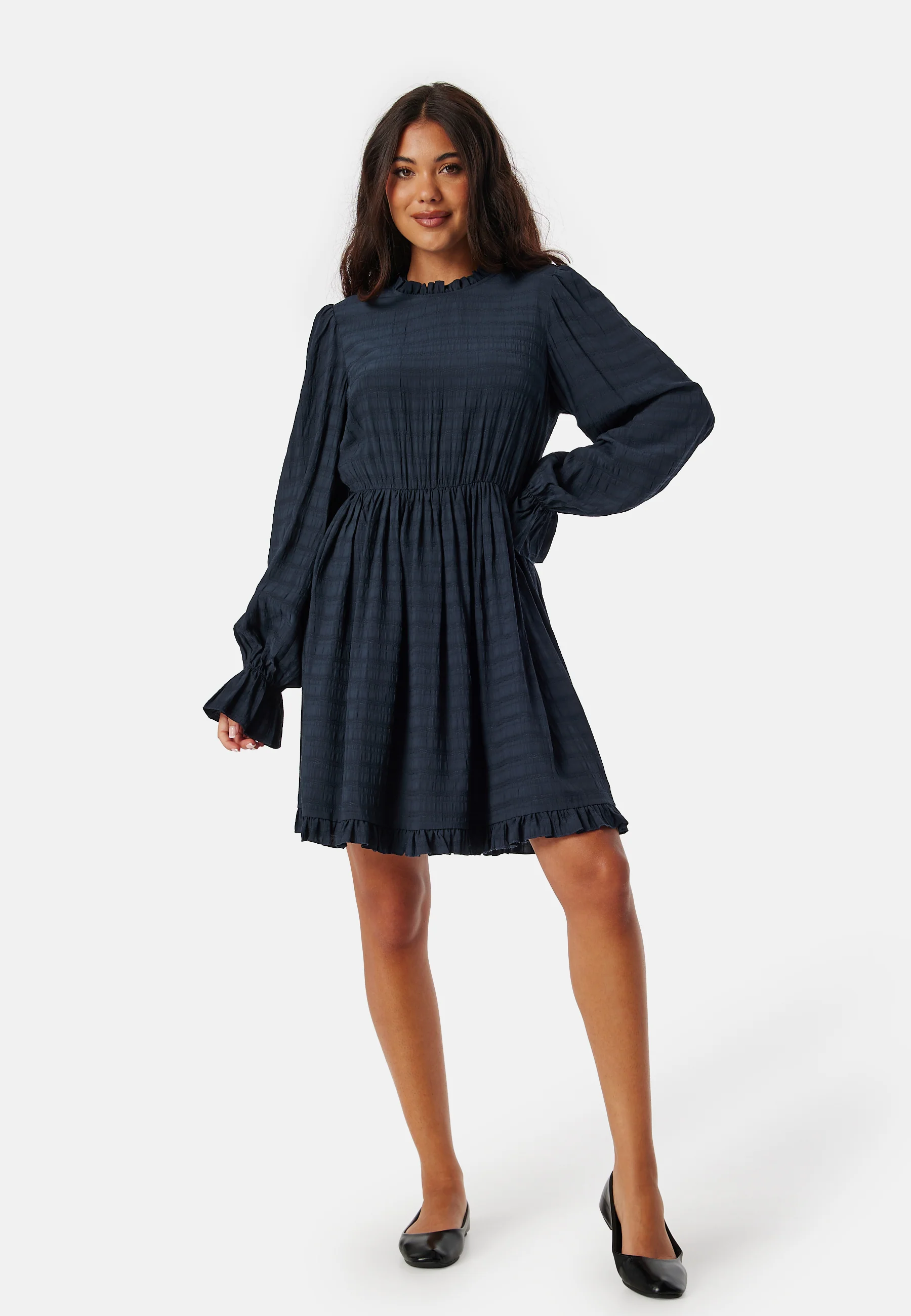 Viscose Frill Dress - Image 3