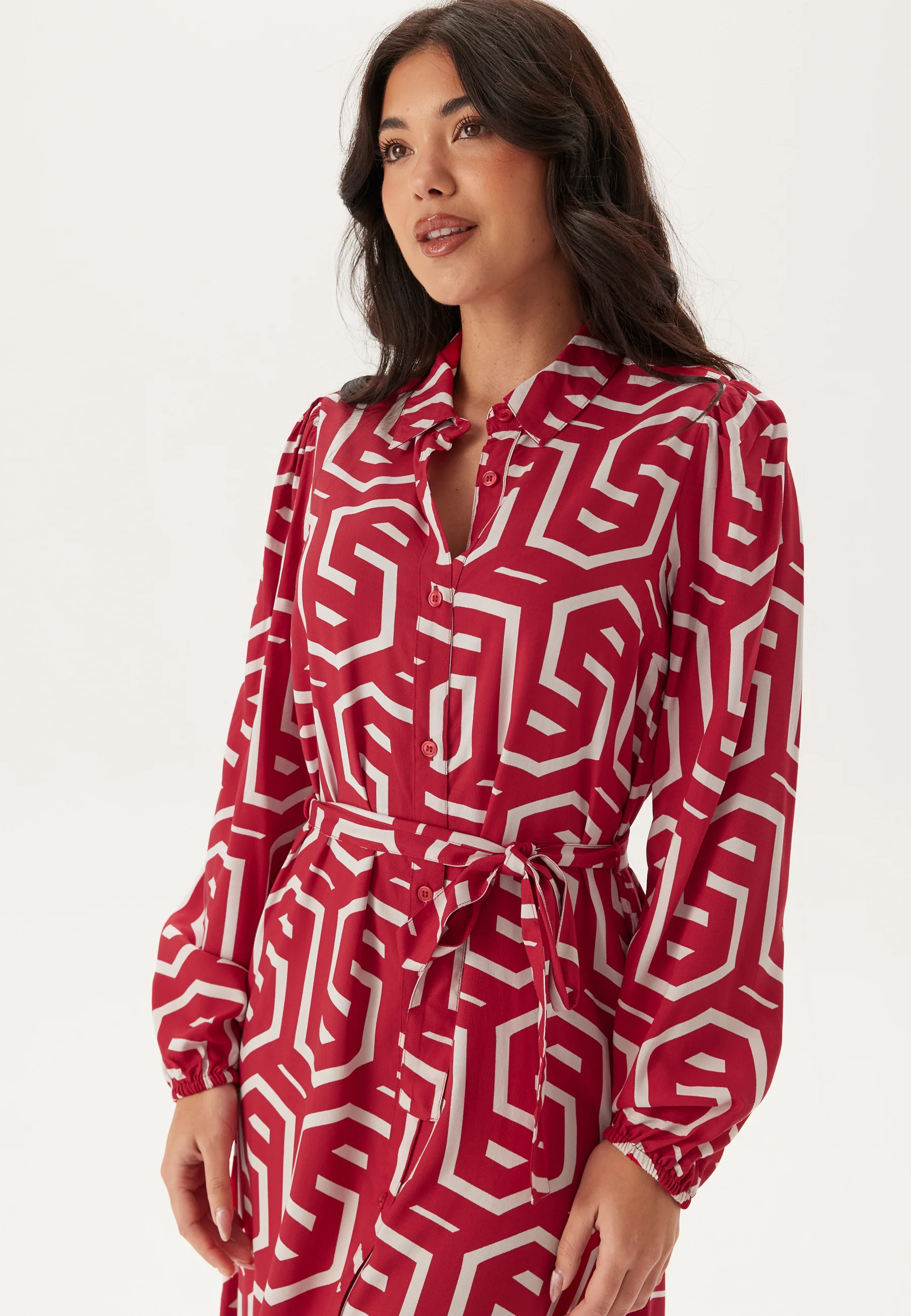 Viscose Long Sleeve Dress - Image 4