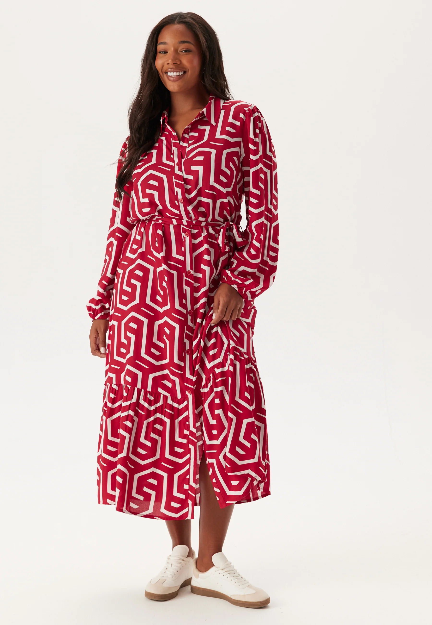 Viscose Long Sleeve Dress - Image 5