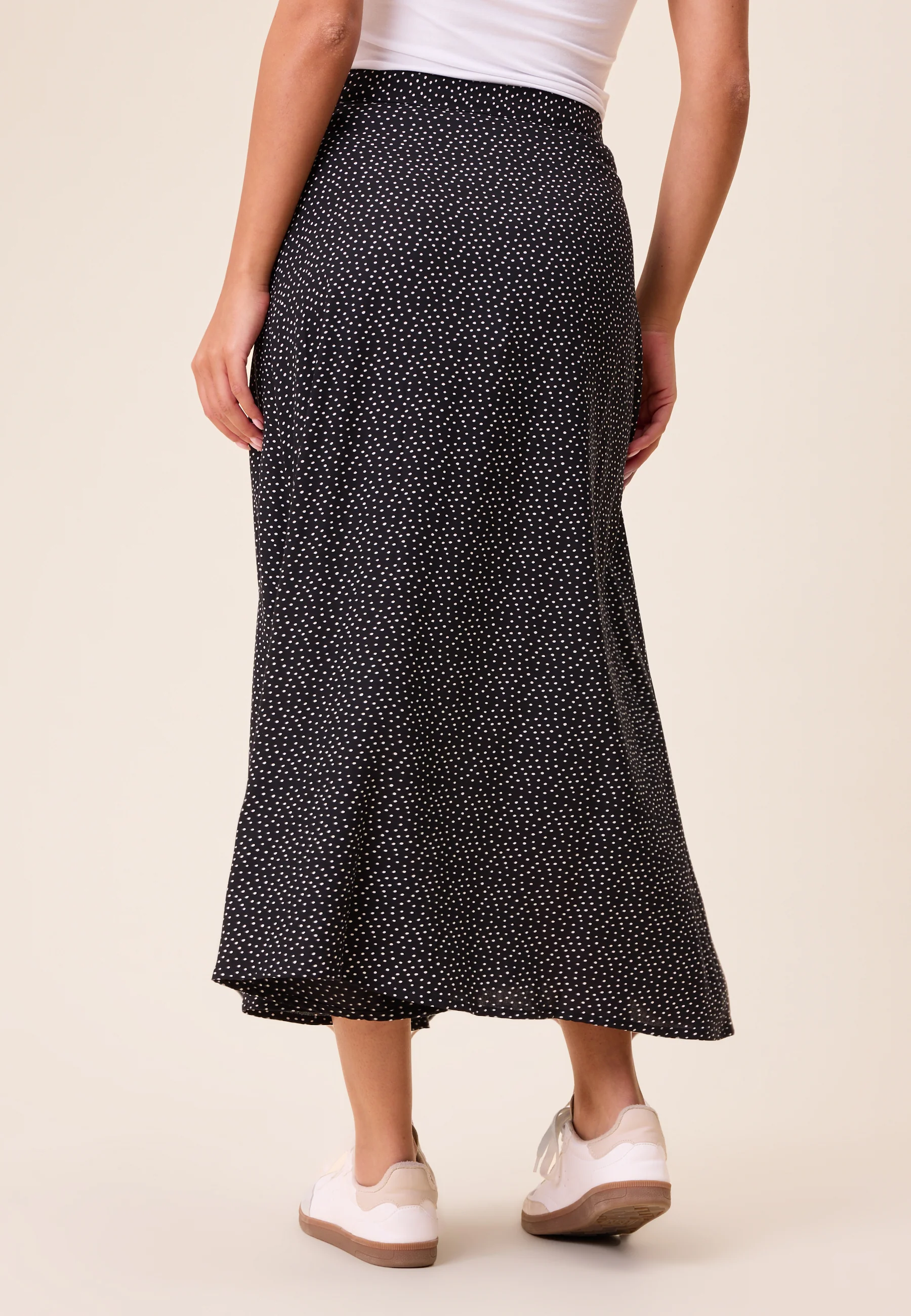 Viscose Midi Wrap Skirt - Image 4