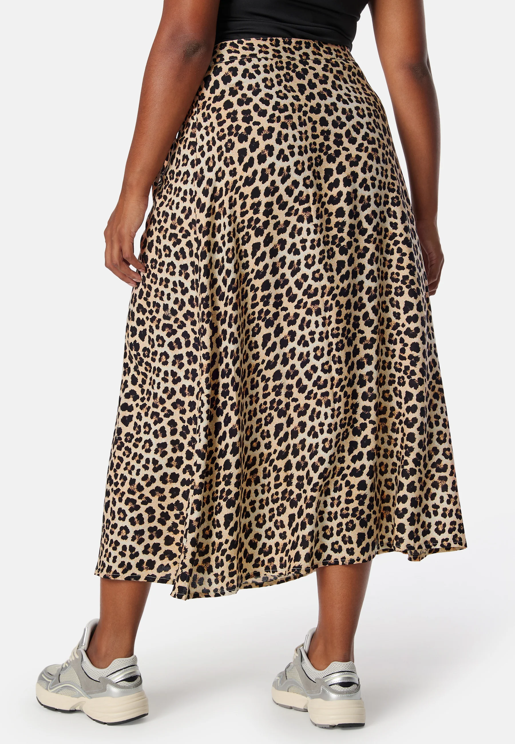 Viscose Midi Wrap Skirt - Image 7
