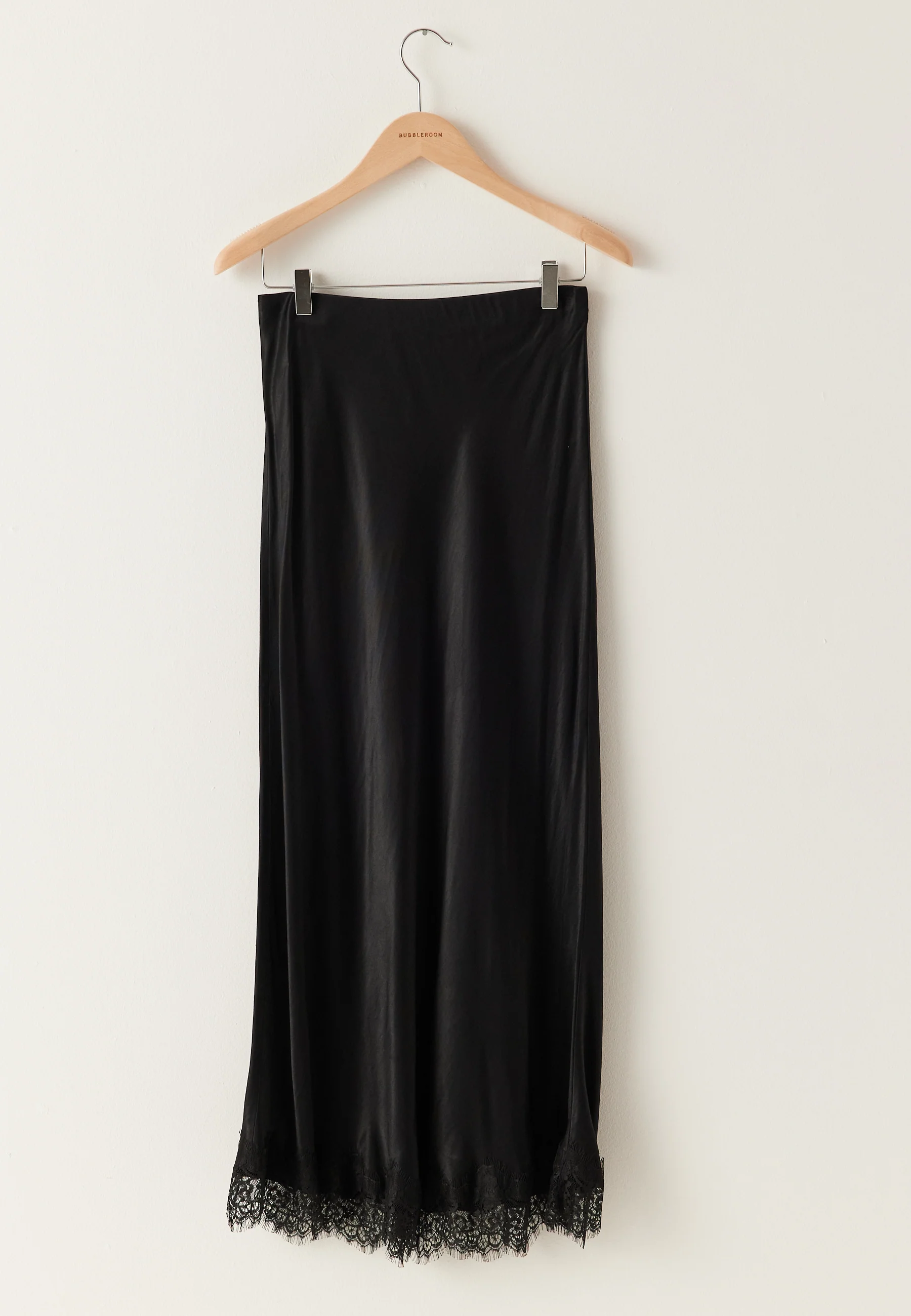 Viscose Satin Lace Skirt - Image 7