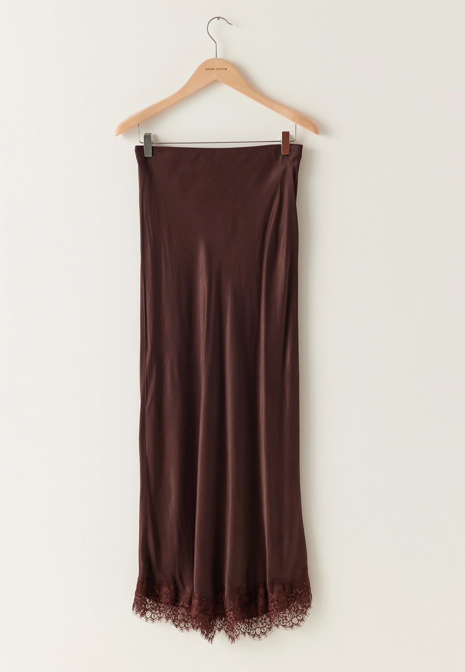 Viscose Satin Lace Skirt - Image 6