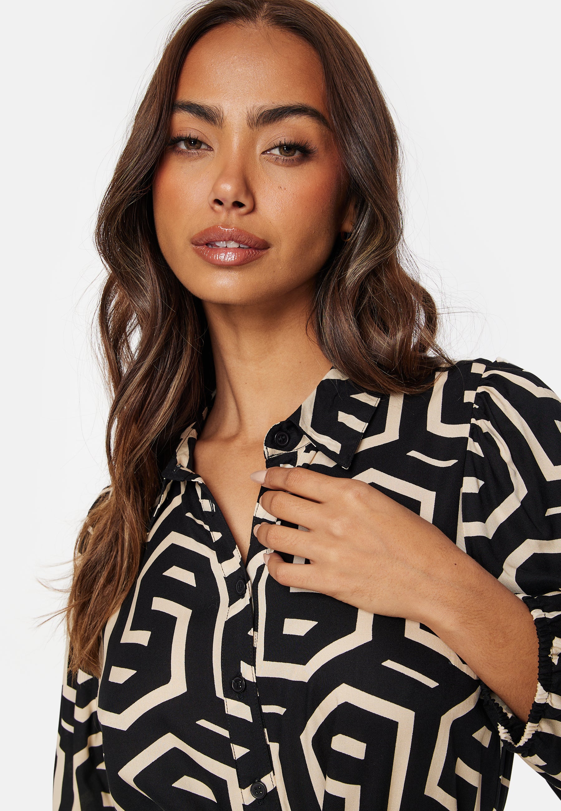 Viscose Shirt Dress - Image 3