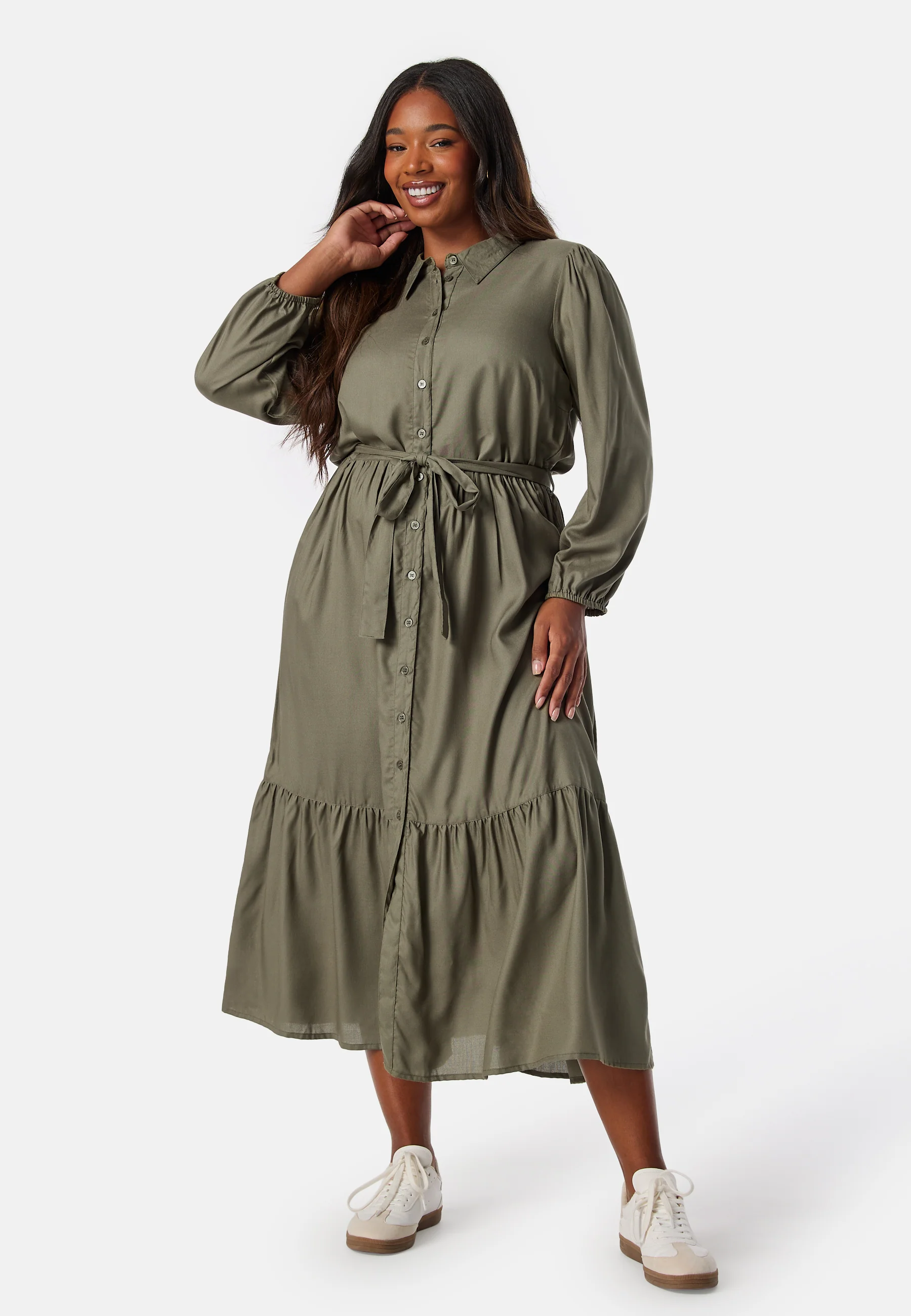 Viscose Shirt Dress - Image 6